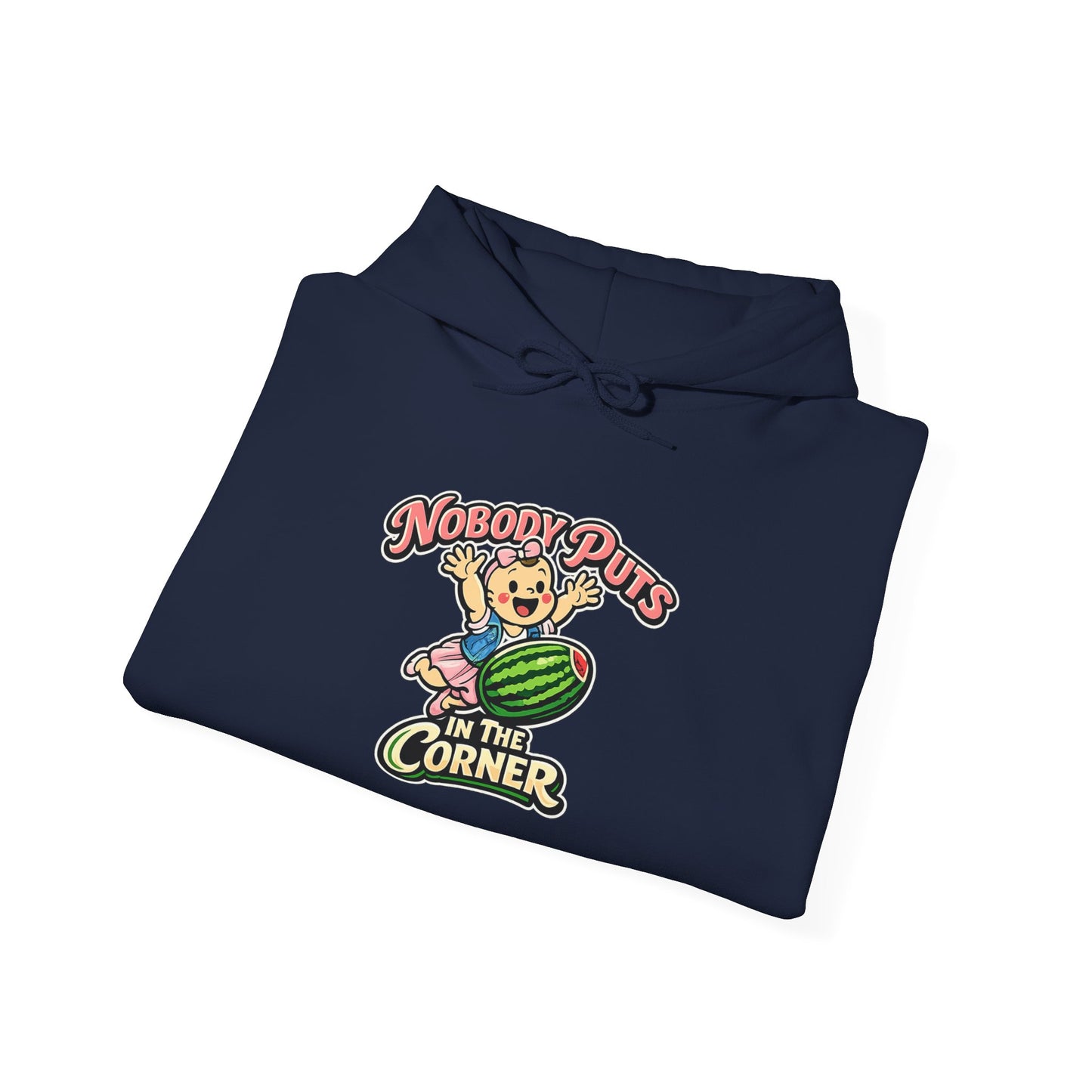 Corner Baby Hoodie - Black Print on Light Colors | Genius Mangoes