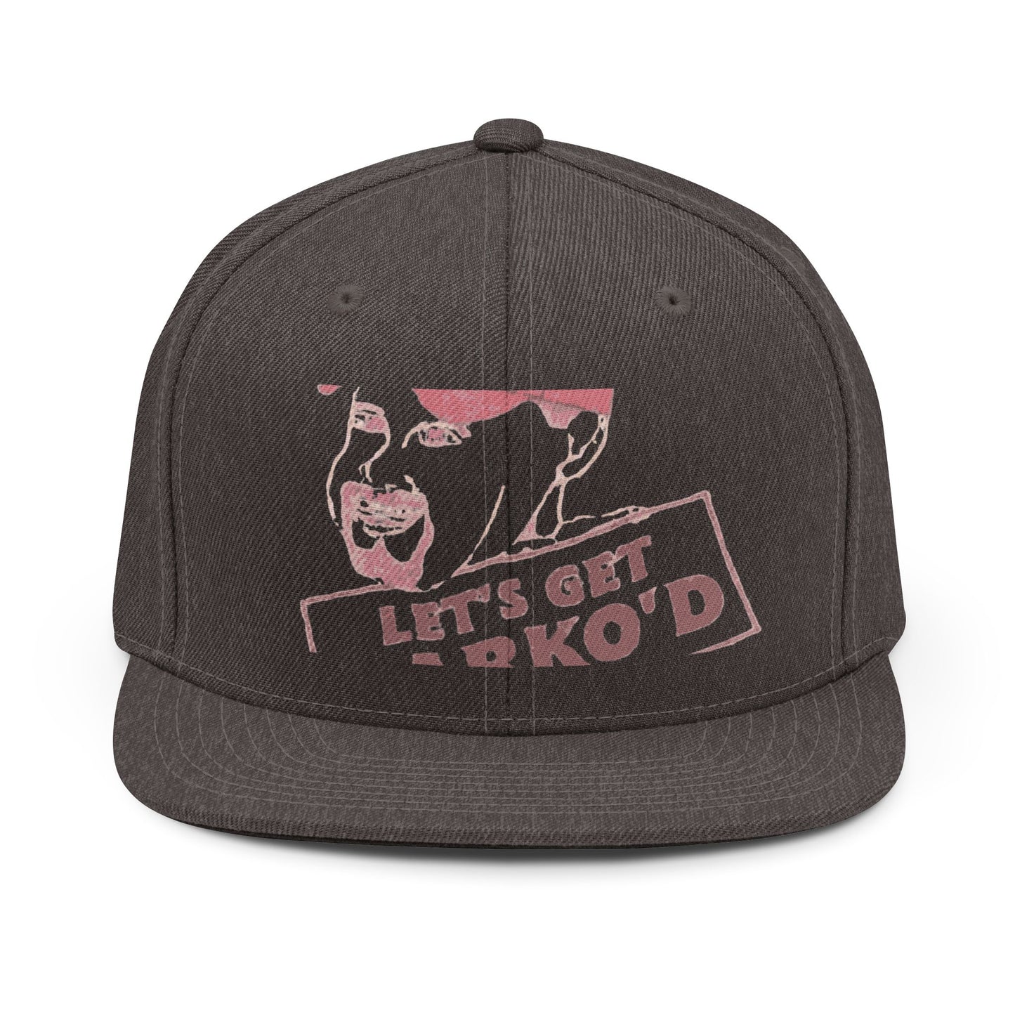 Barkopalooza 1998 Let's Get Barko'd Snapback Hat in Dark Heather | Genius Mangoes