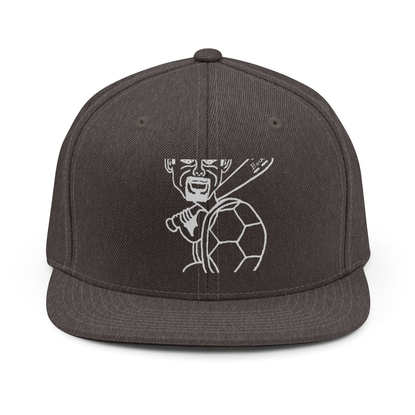 Barkopalooza Hit it Hard Snapback Hat in Dark Heather | Genius Mangoes