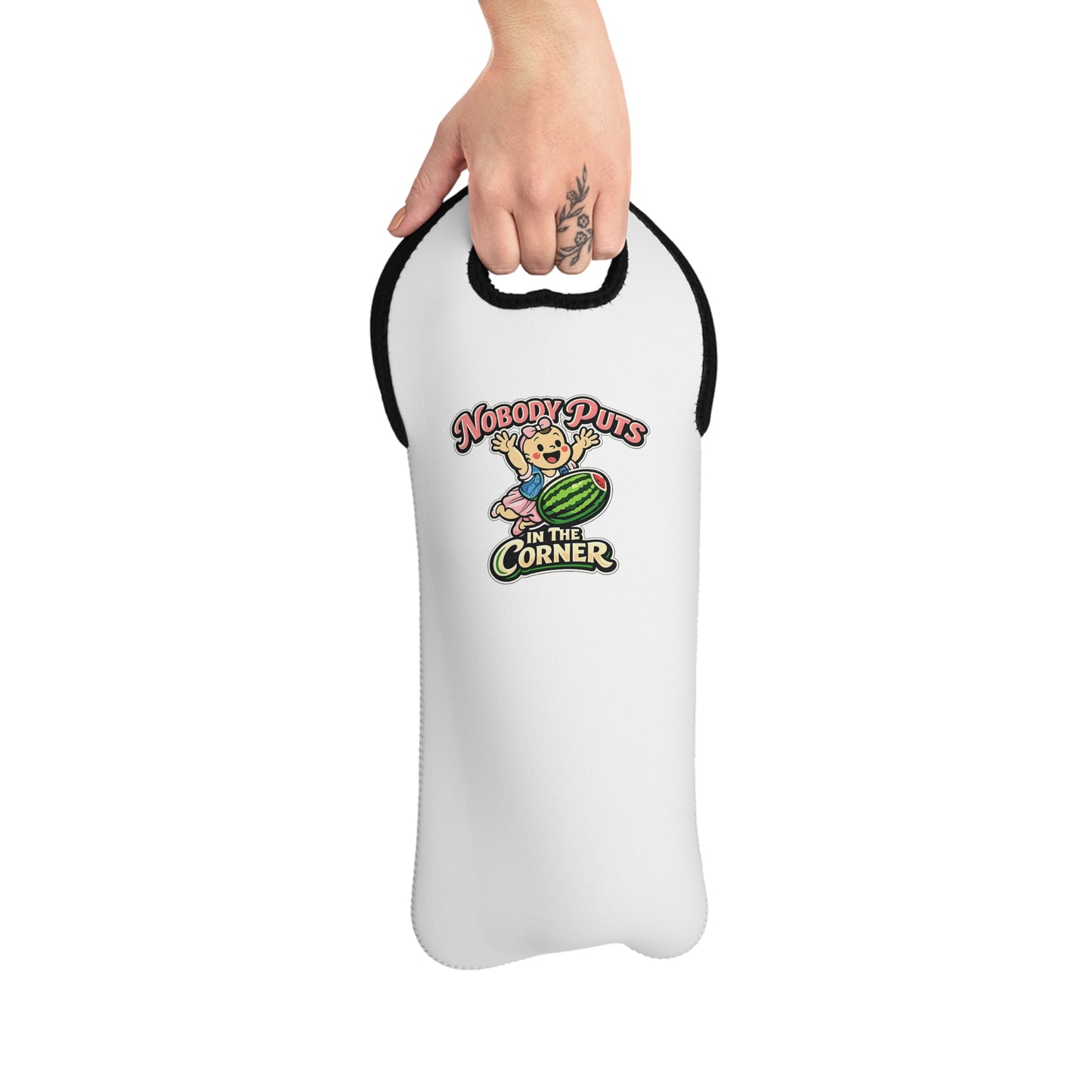 Corner Baby Wine Tote Bag - Neoprene Insulated | Genius Mangoes