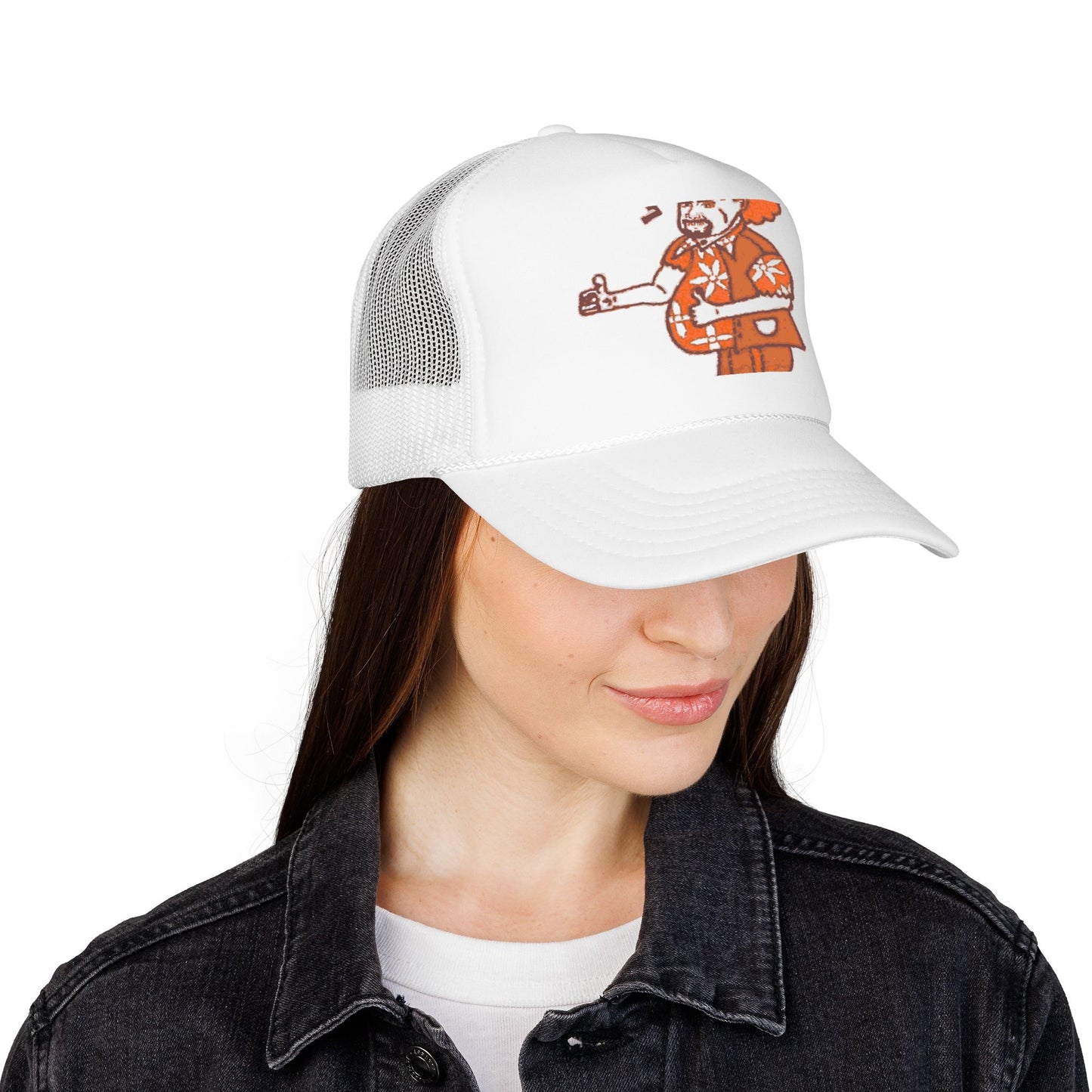 Barkopalooza 1999 Retro Foam Trucker Hat - lifestyle view | Genius Mangoes