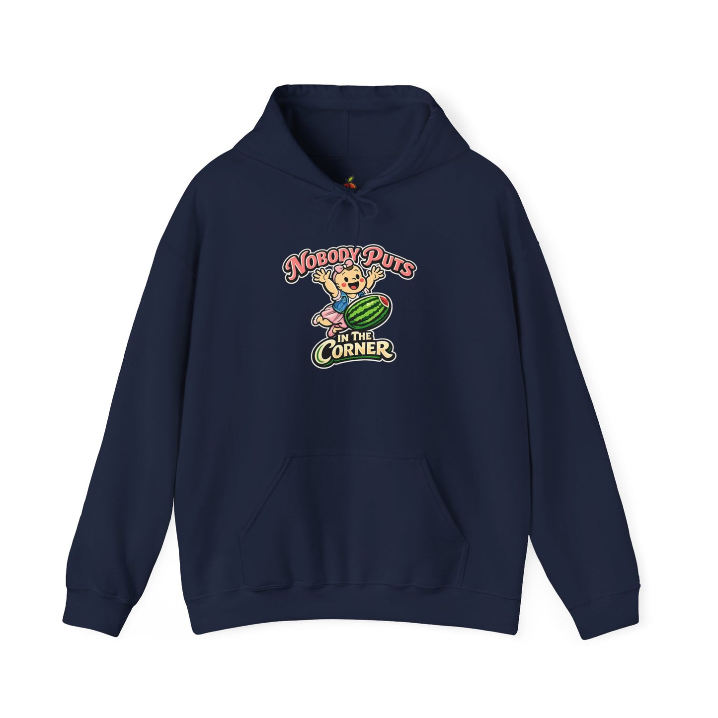 Corner Baby Hoodie - Black Print on Light Colors | Genius Mangoes