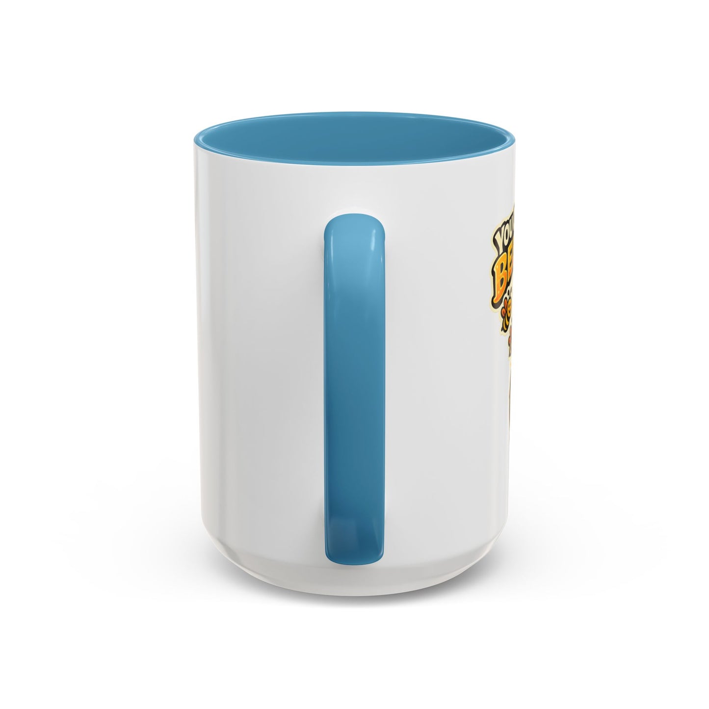 You Catch More Bees with Honey Coffee Mug - Color Accent 11oz and 15oz | Genius Mangoes