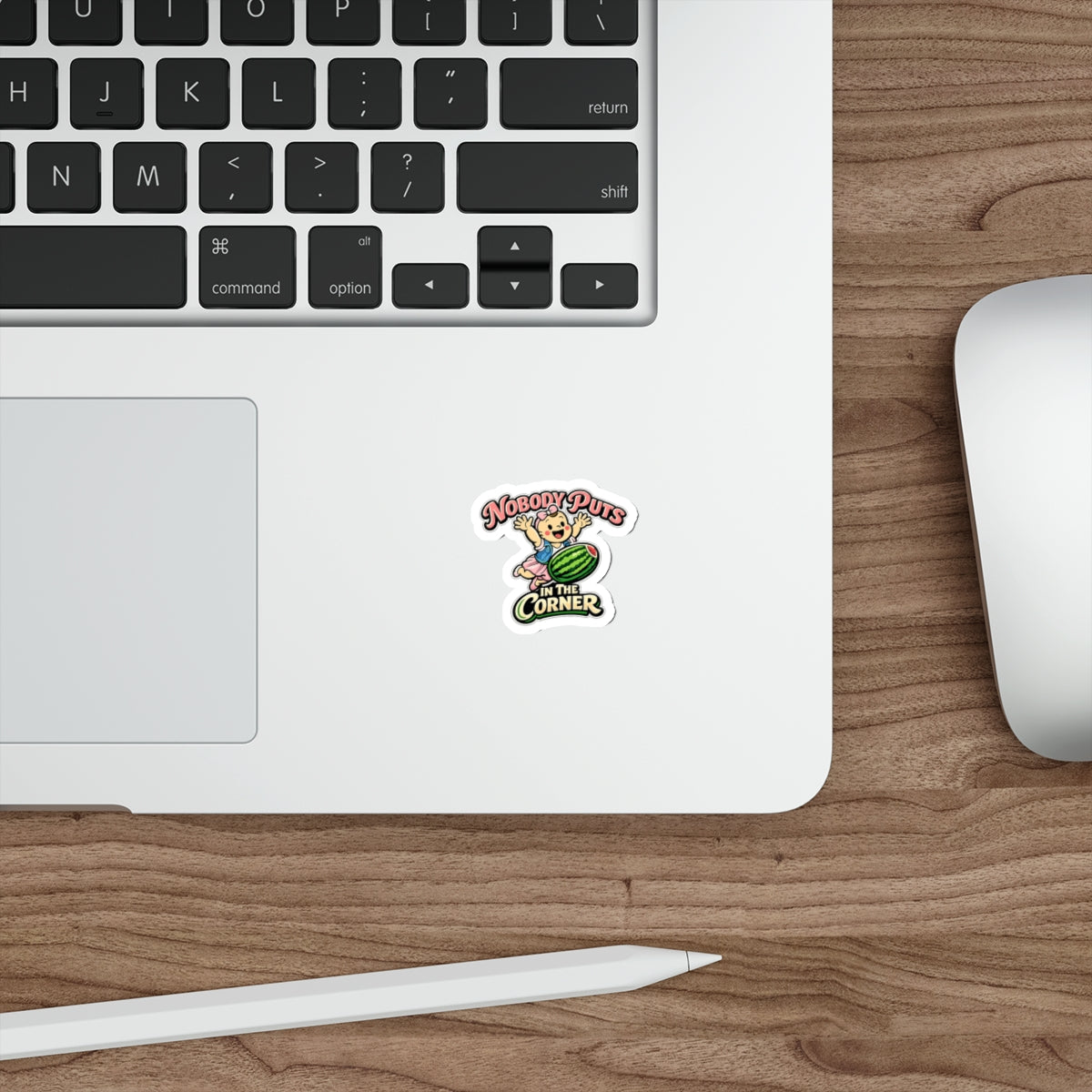 Corner Baby Die-Cut Sticker - Waterproof Vinyl Decal | Genius Mangoes