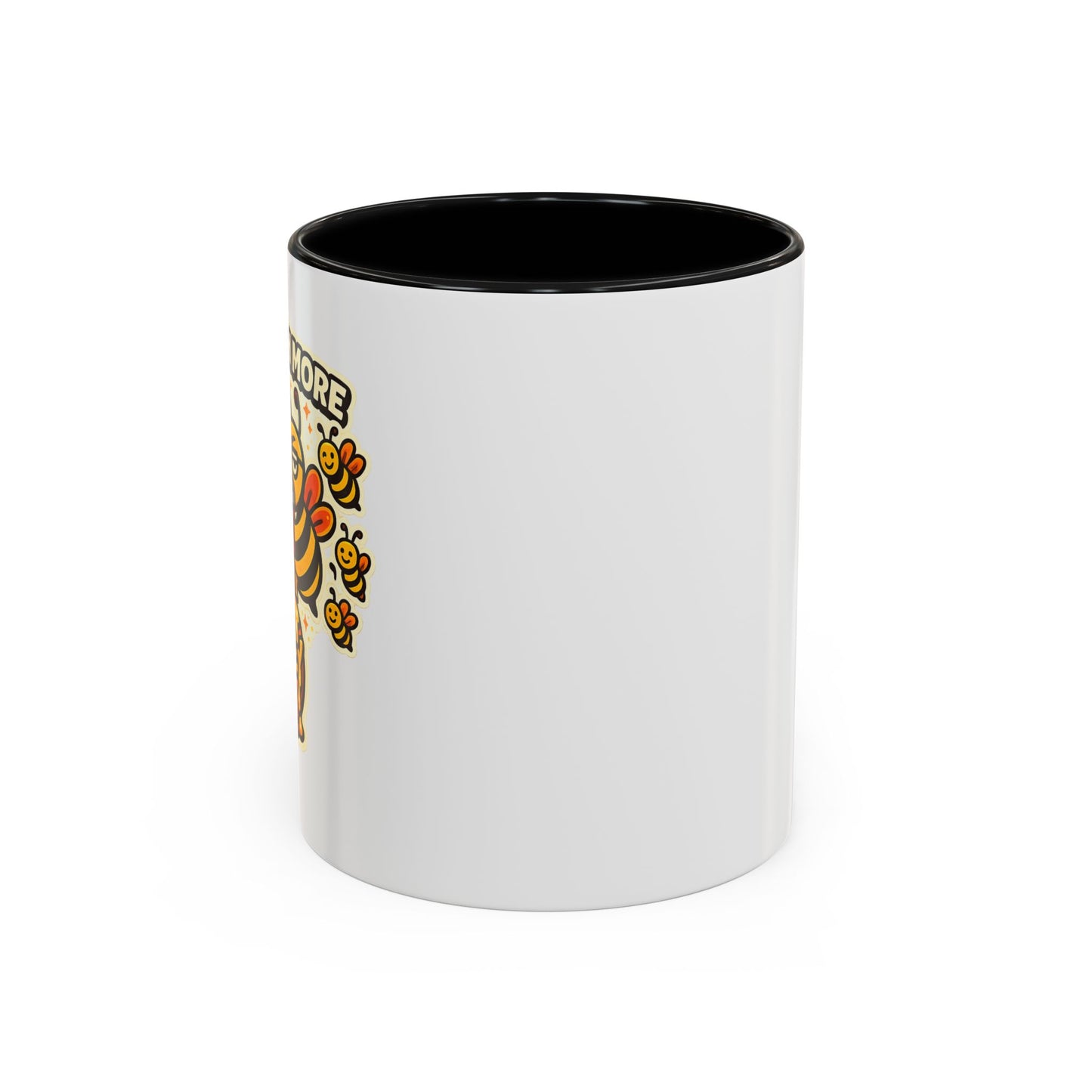 You Catch More Bees with Honey Coffee Mug - Color Accent 11oz and 15oz | Genius Mangoes