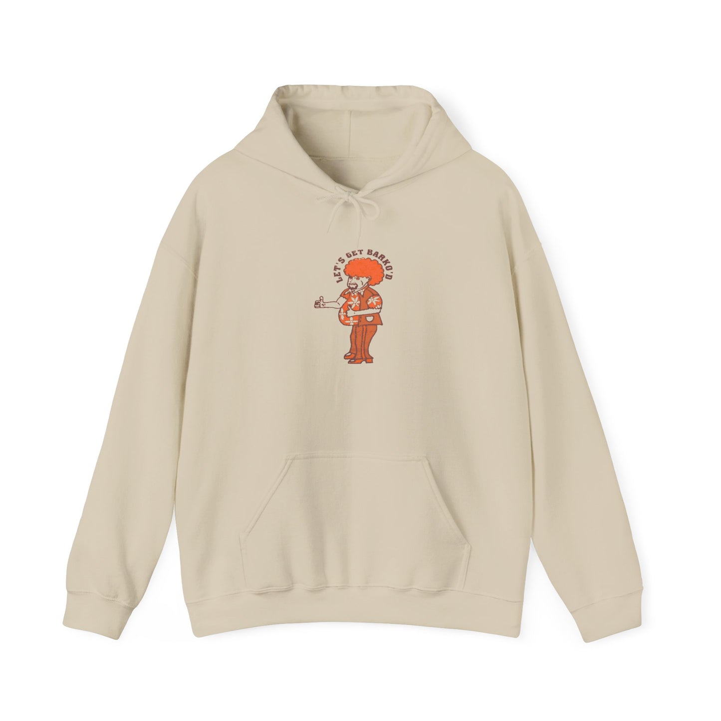 Barkopalooza 1999 - Retro Hoodie in Sand | Genius Mangoes
