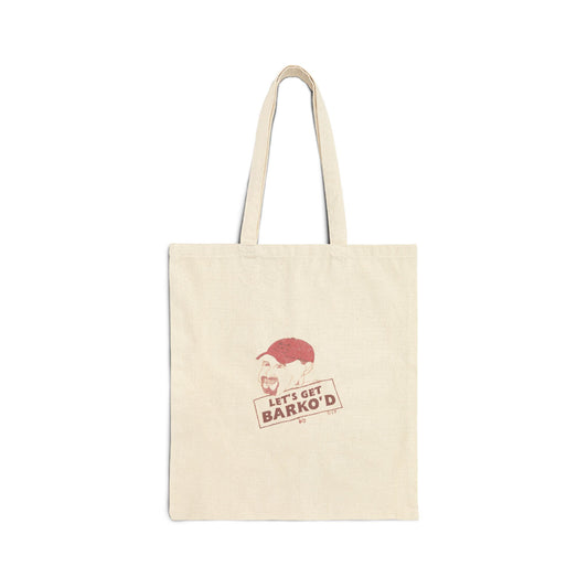 Barkopalooza 1998 - Let's Get Barko'd Heavy Cotton Tote Bag in Natural | Genius Mangoes