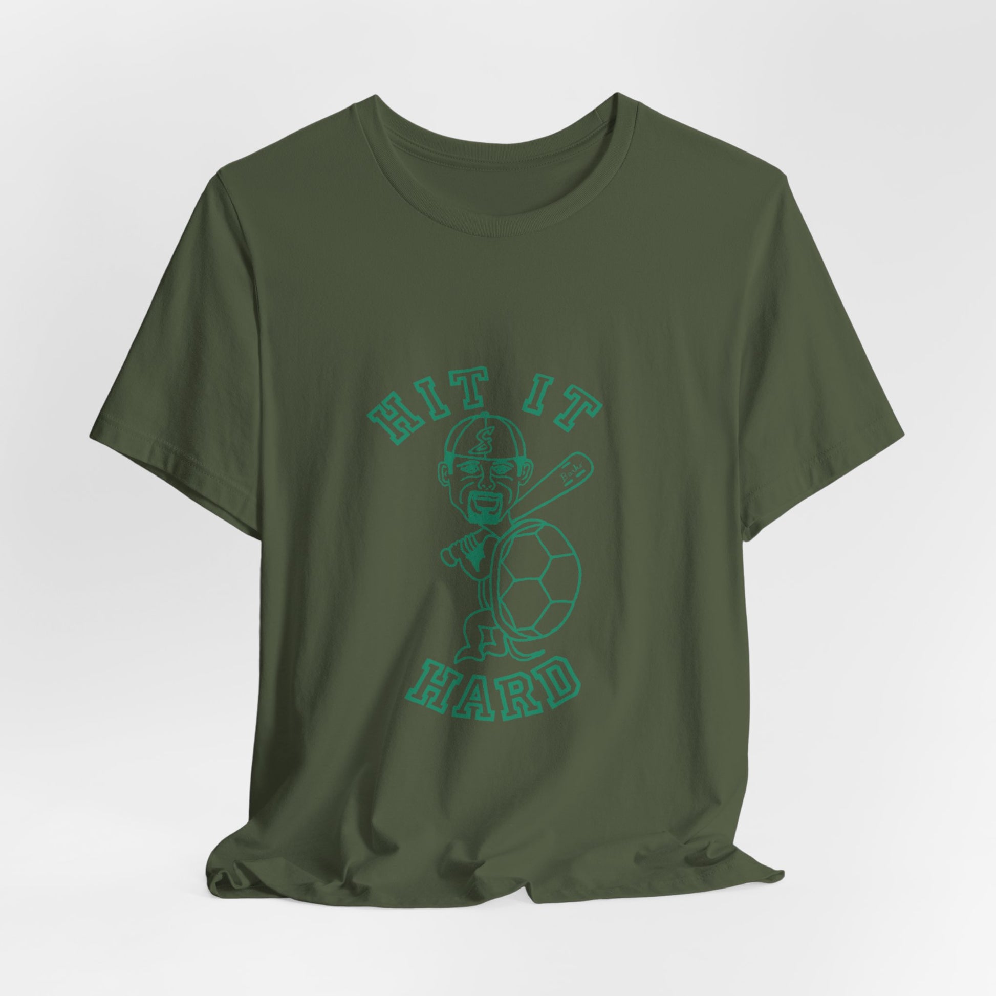 Barkopalooza - Hit it Hard T-Shirt - premium cotton tee | Genius Mangoes