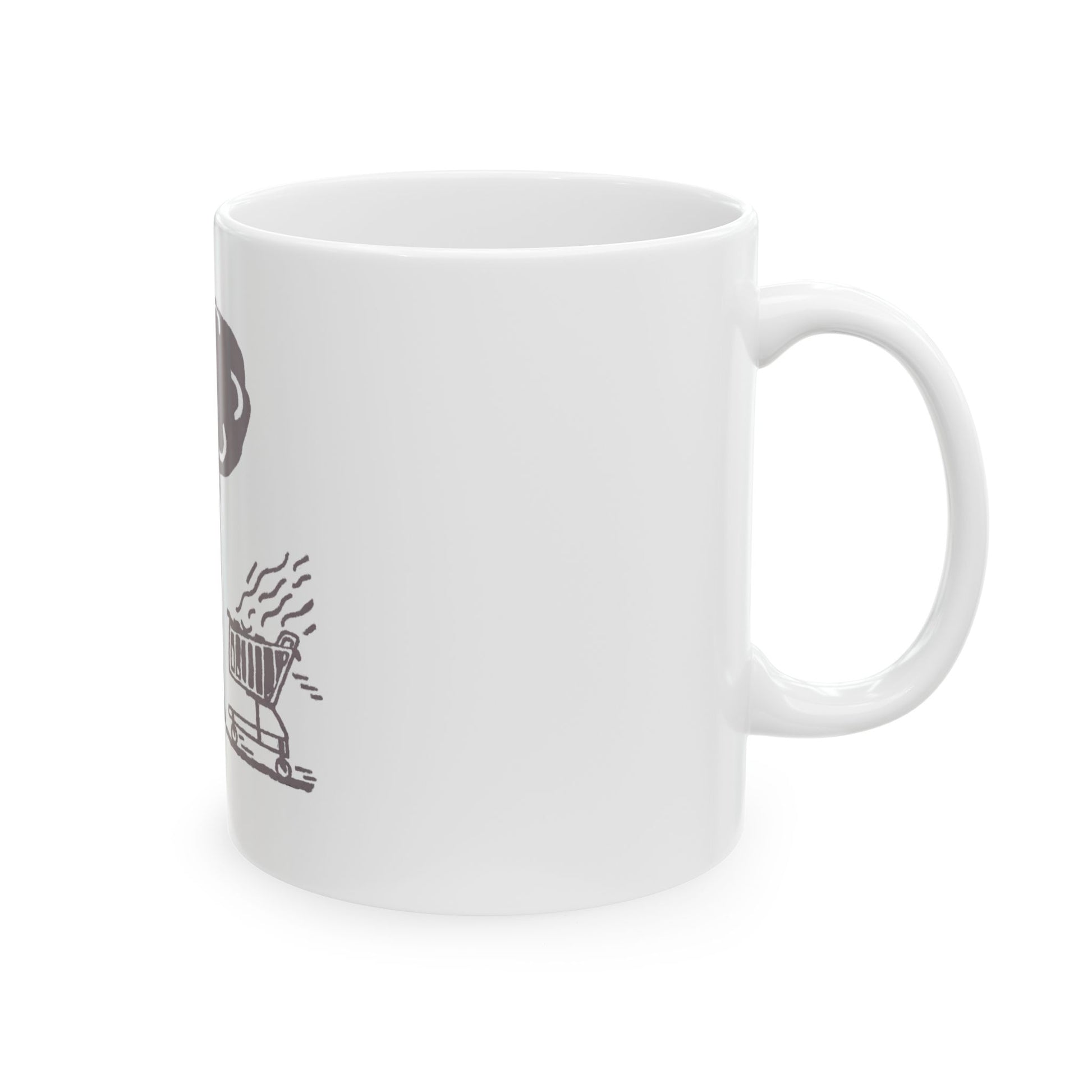 Barkopalooza 2005 - How's Your Burger Coffee Mug - lifestyle view | Genius Mangoes
