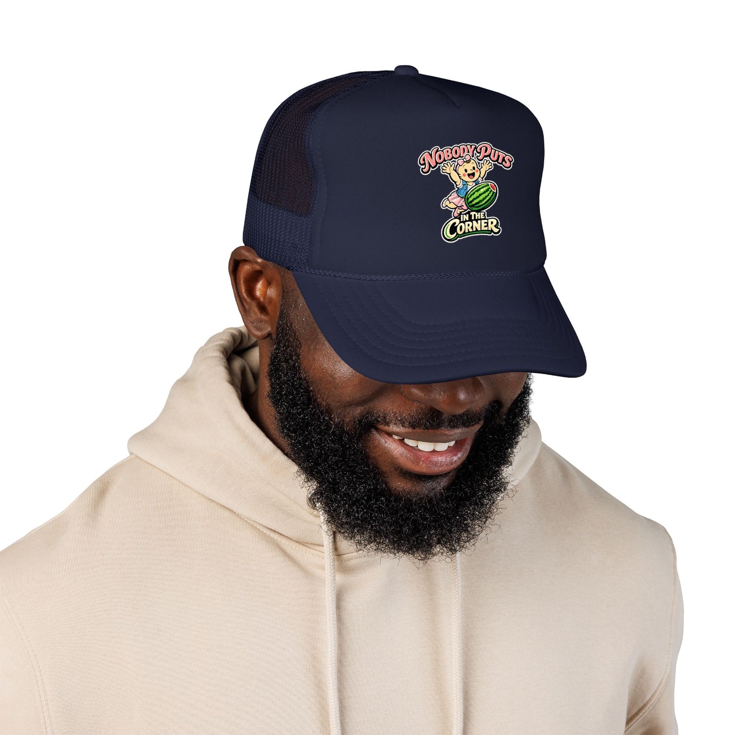 Corner Baby Foam Trucker Hat | Genius Mangoes
