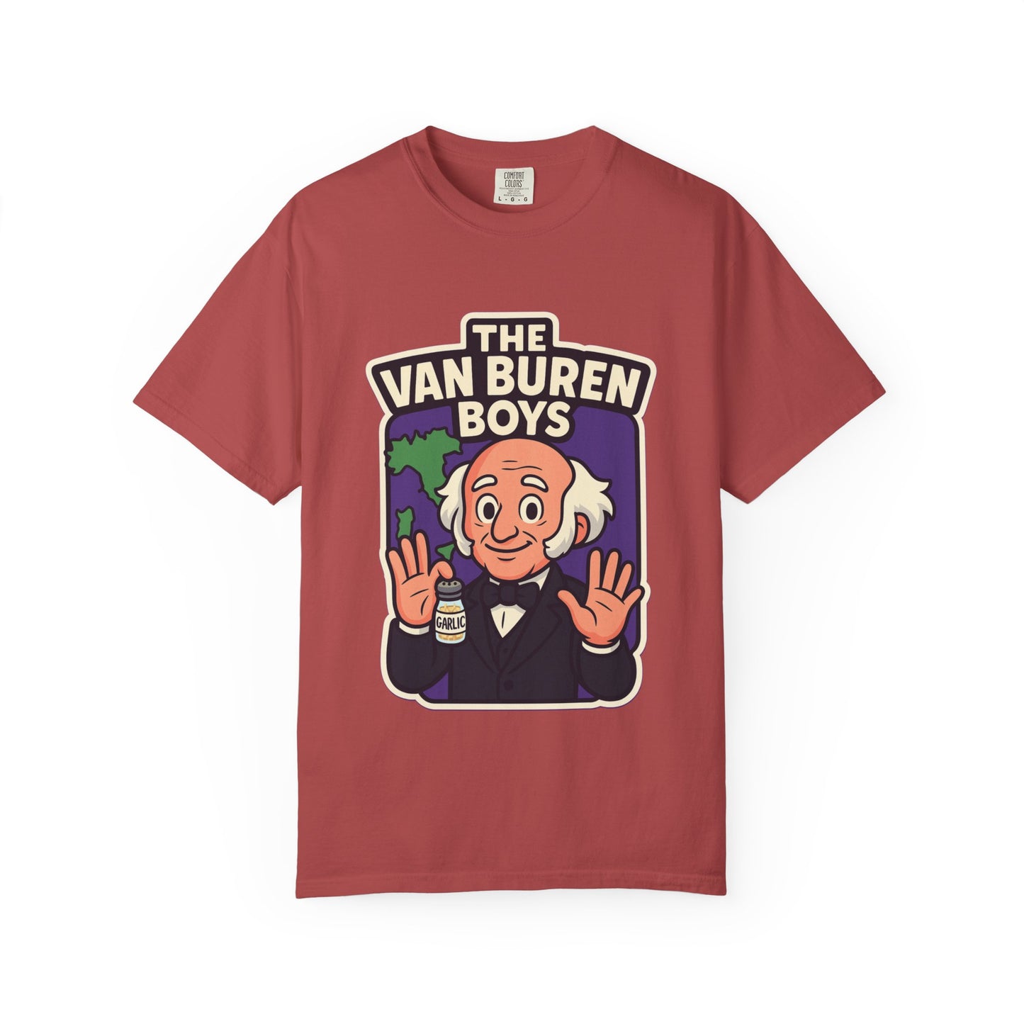 The Van Buren Boys Premium Tee - garment-dyed cotton | Genius Mangoes