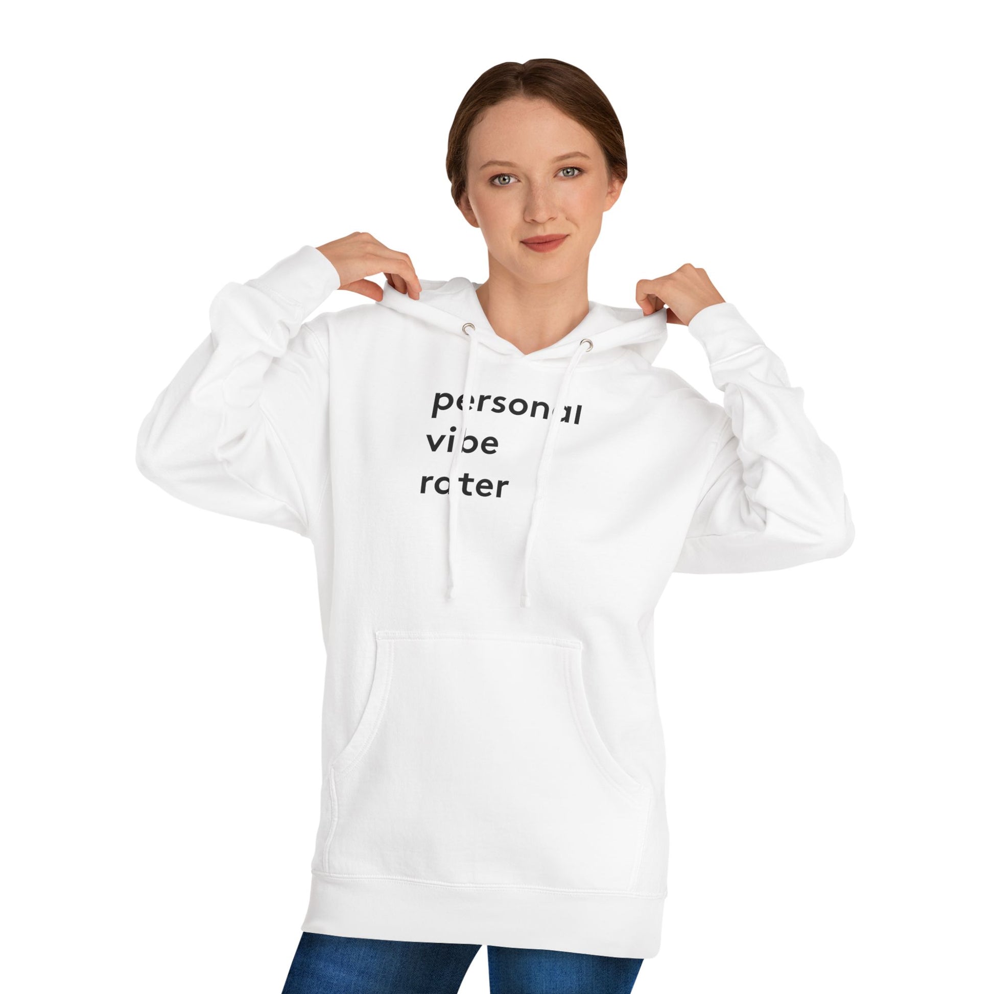 Personal Vibe Rater Premium Hoodie - heavyweight pullover | Genius Mangoes