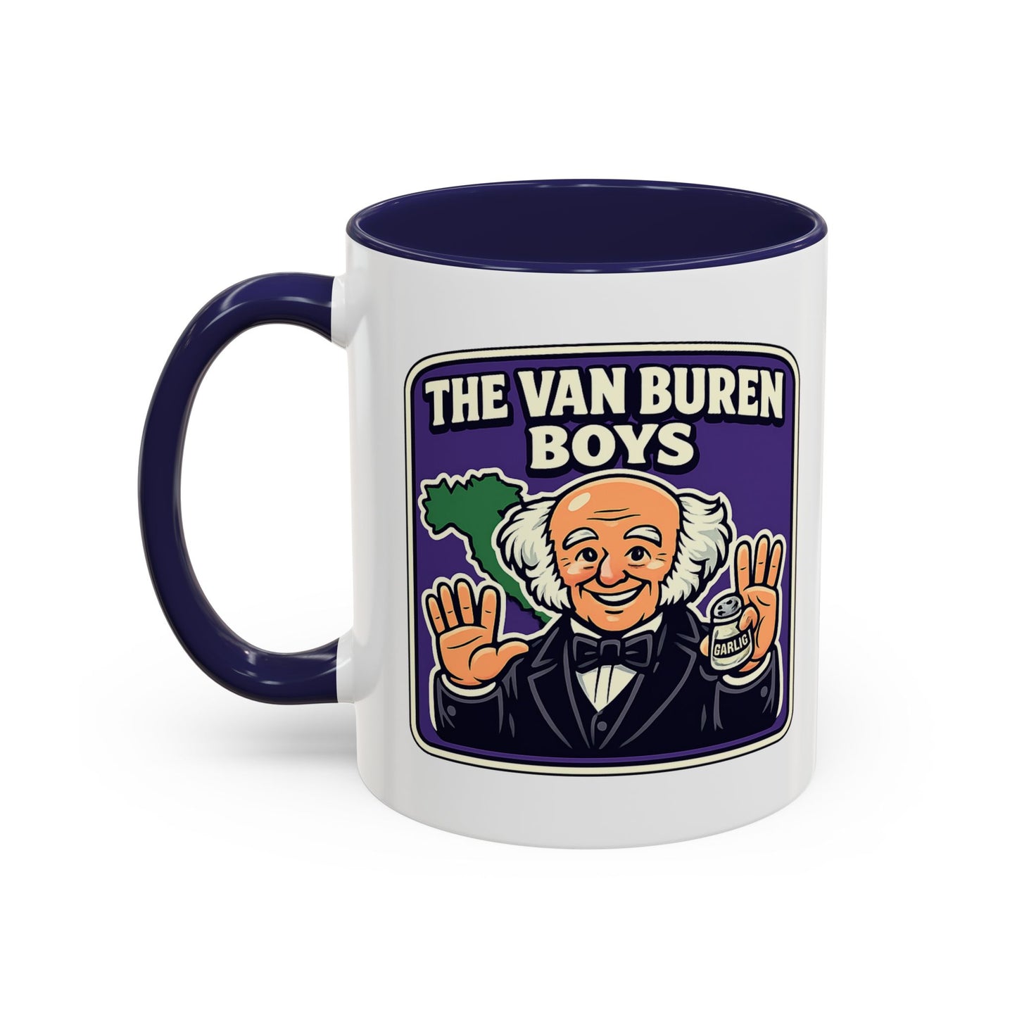 The Van Buren Boys Coffee Mug - Color Accent 11oz and 15oz | Genius Mangoes