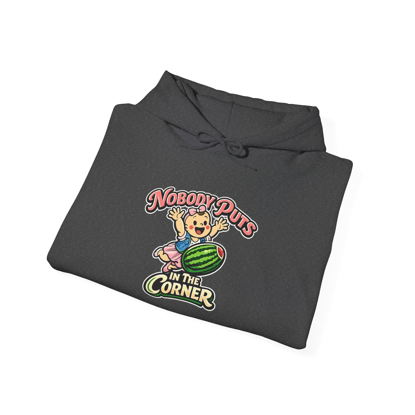Corner Baby Hoodie - Black Print on Light Colors | Genius Mangoes