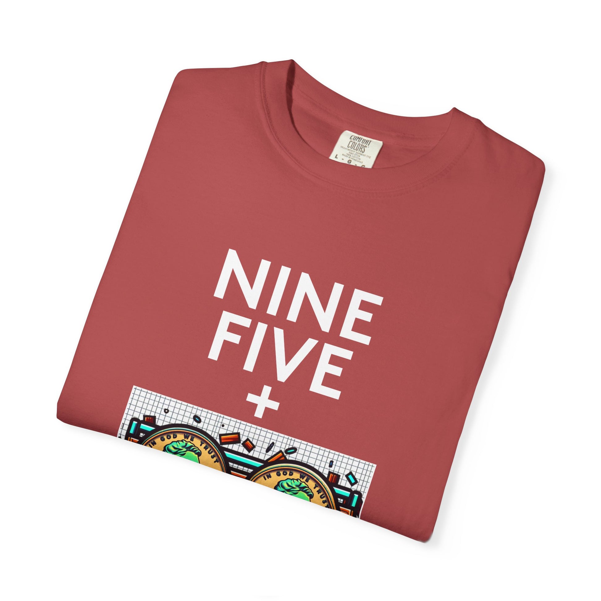 Nine Five Plus Four Pennies Premium Tee - garment-dyed cotton | Genius Mangoes
