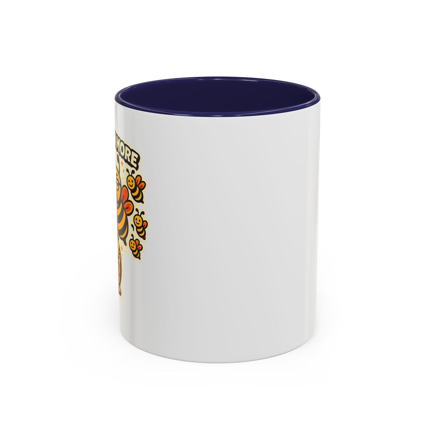You Catch More Bees with Honey Coffee Mug - Color Accent 11oz and 15oz | Genius Mangoes