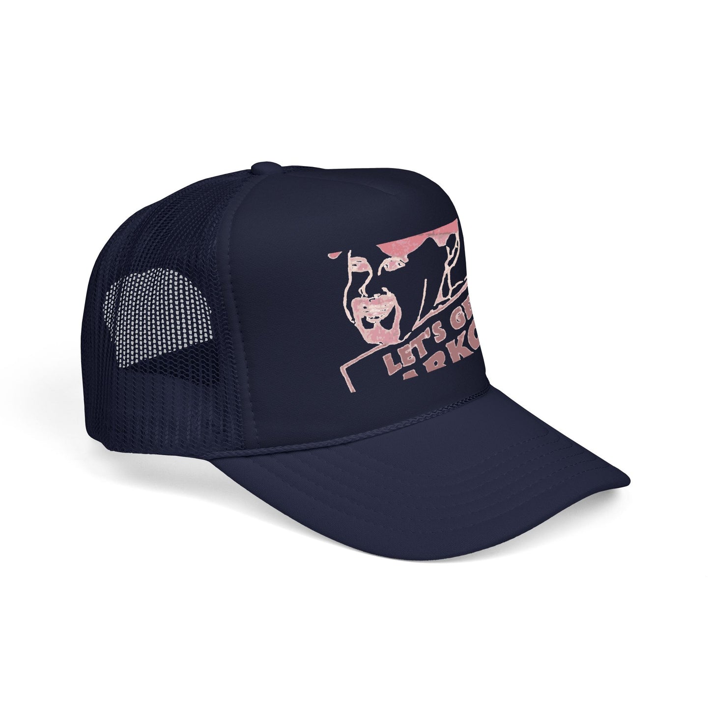 Barkopalooza 1998 Let's Get Barko'd Foam Trucker Hat - lifestyle view | Genius Mangoes