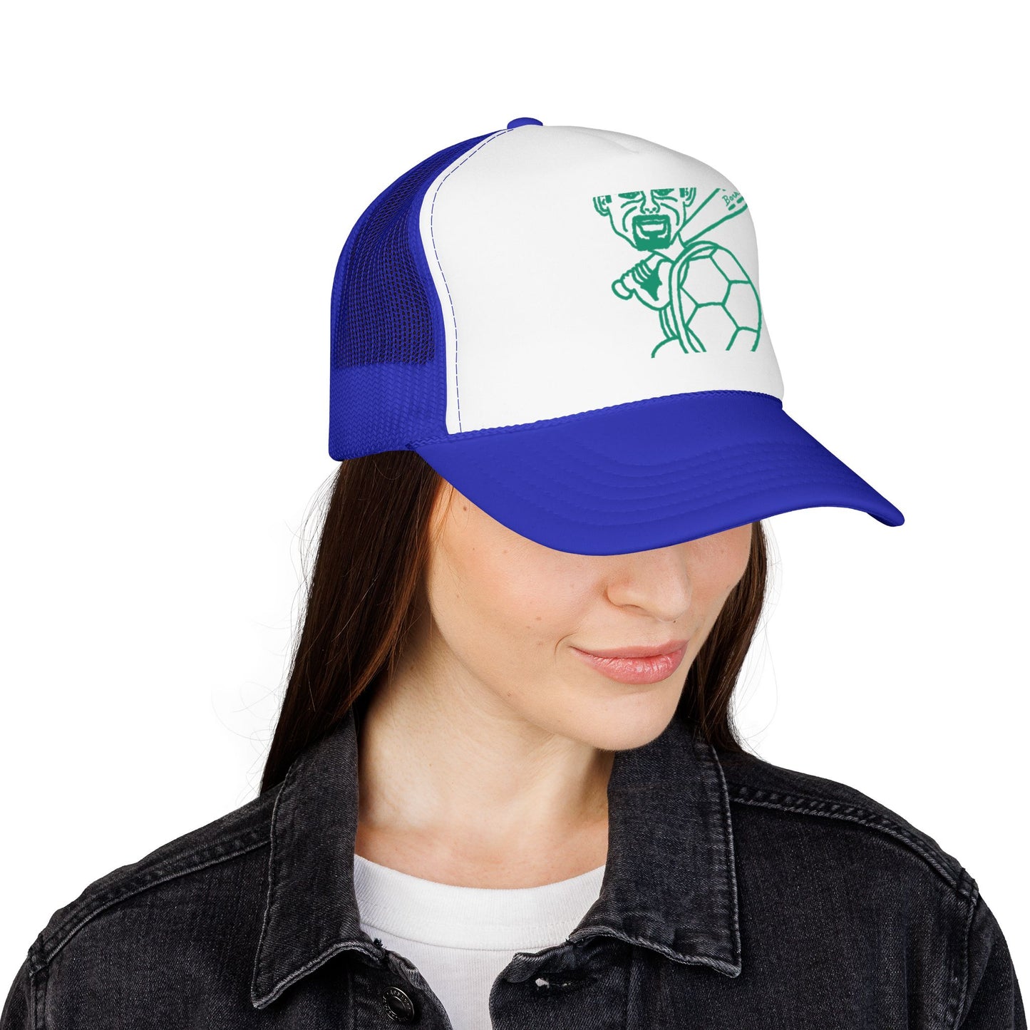 Barkopalooza Hit it Hard Foam Trucker Hat - lifestyle view | Genius Mangoes