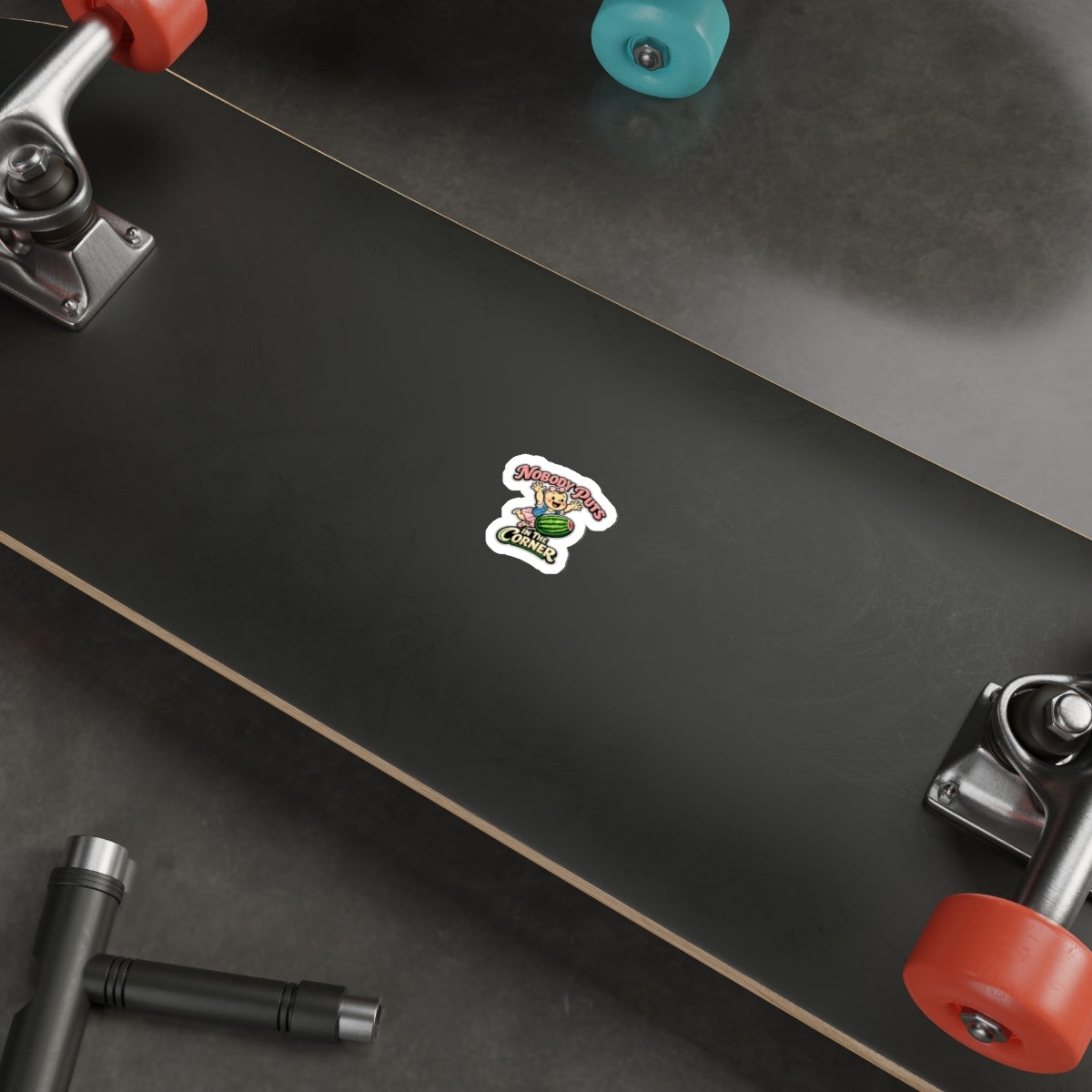 Corner Baby Die-Cut Sticker - Waterproof Vinyl Decal | Genius Mangoes