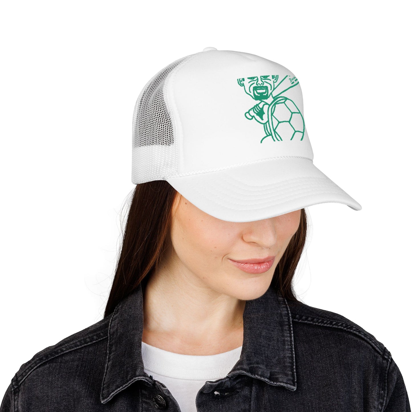 Barkopalooza Hit it Hard Foam Trucker Hat - lifestyle view | Genius Mangoes