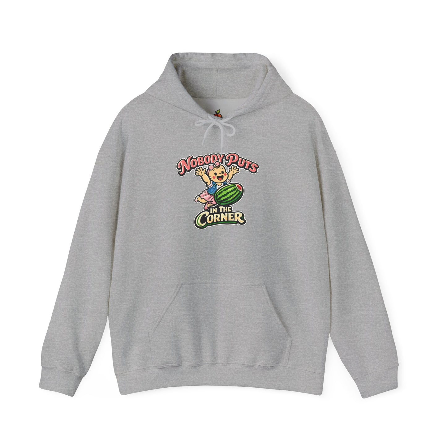 Corner Baby Hoodie - Black Print on Light Colors | Genius Mangoes