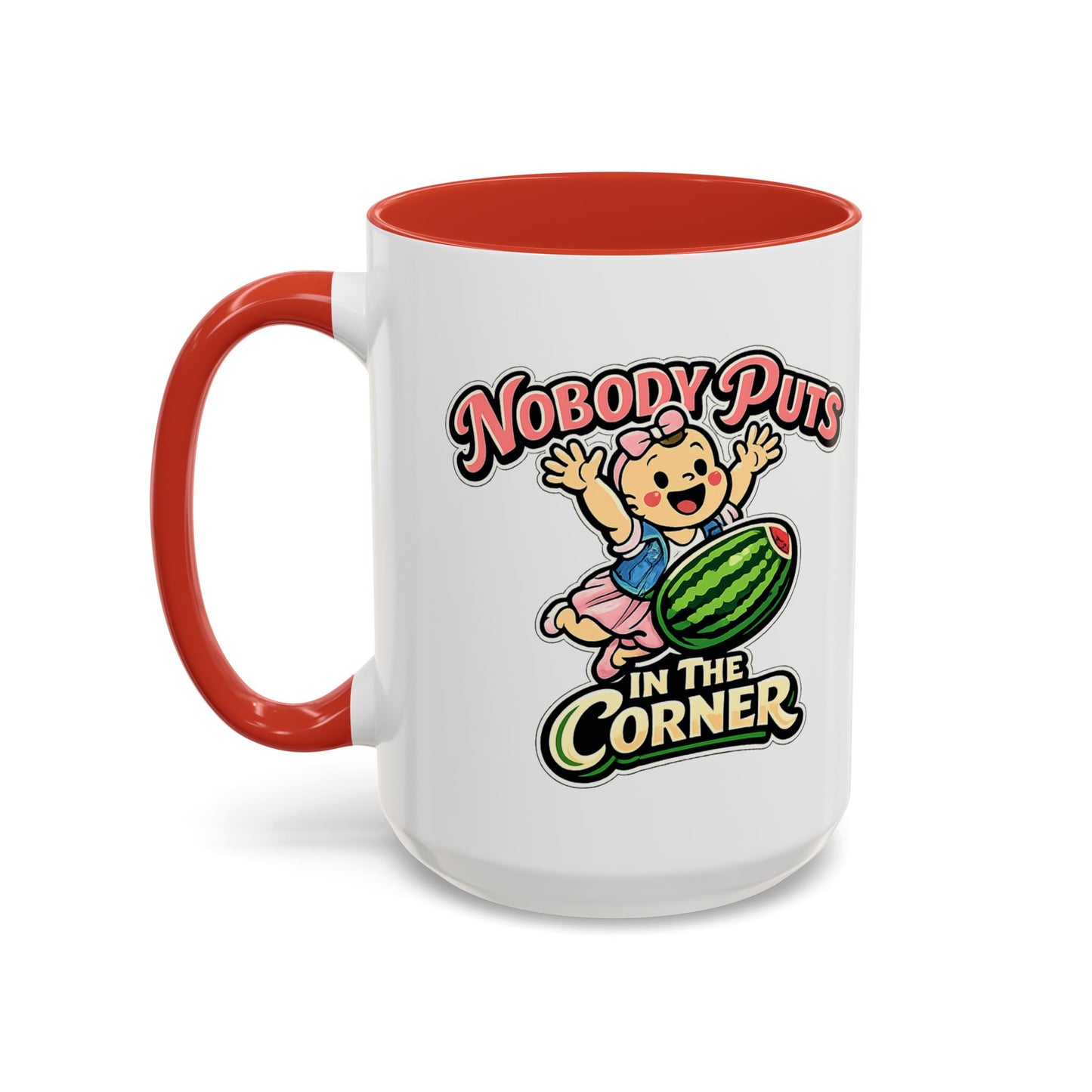 Corner Baby Coffee Mug - Color Accent (11oz & 15oz) | Genius Mangoes