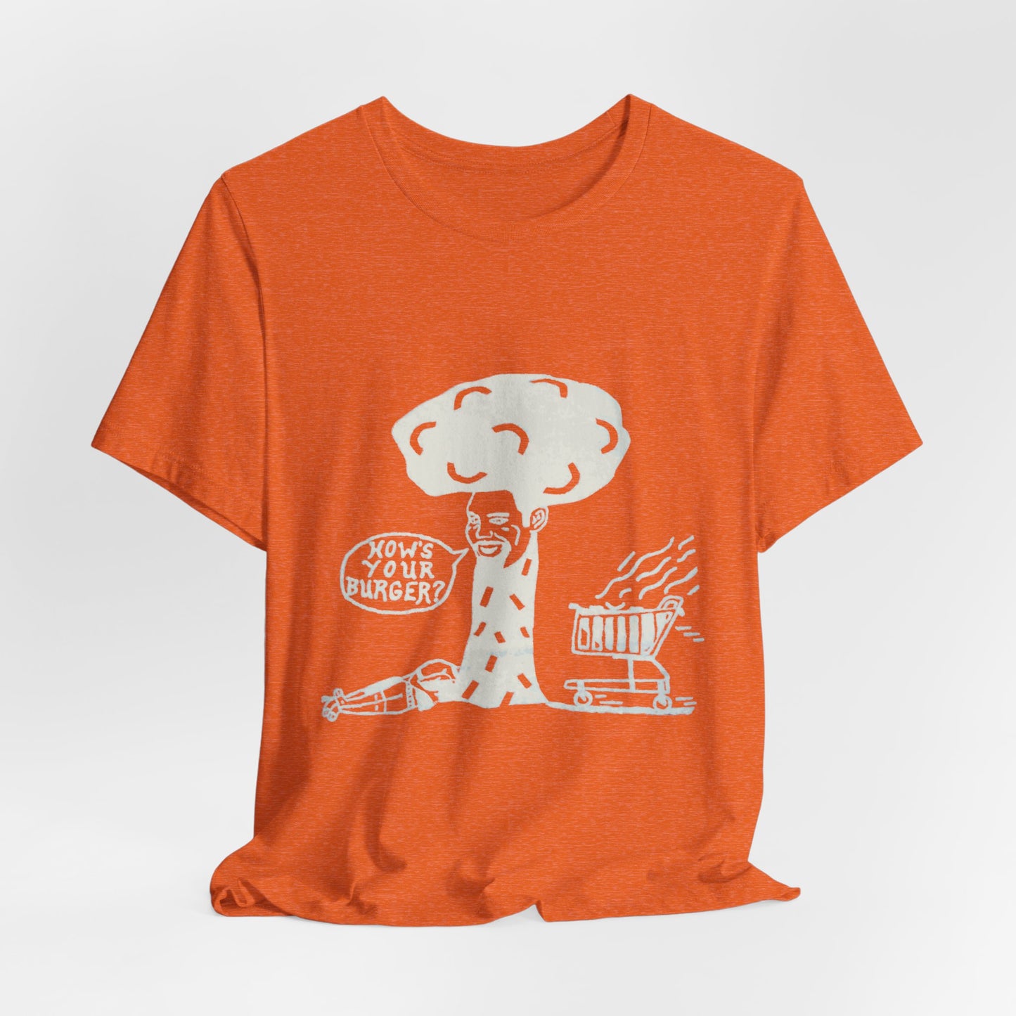 Barkopalooza 2005 - How's Your Burger T-Shirt - premium cotton tee | Genius Mangoes