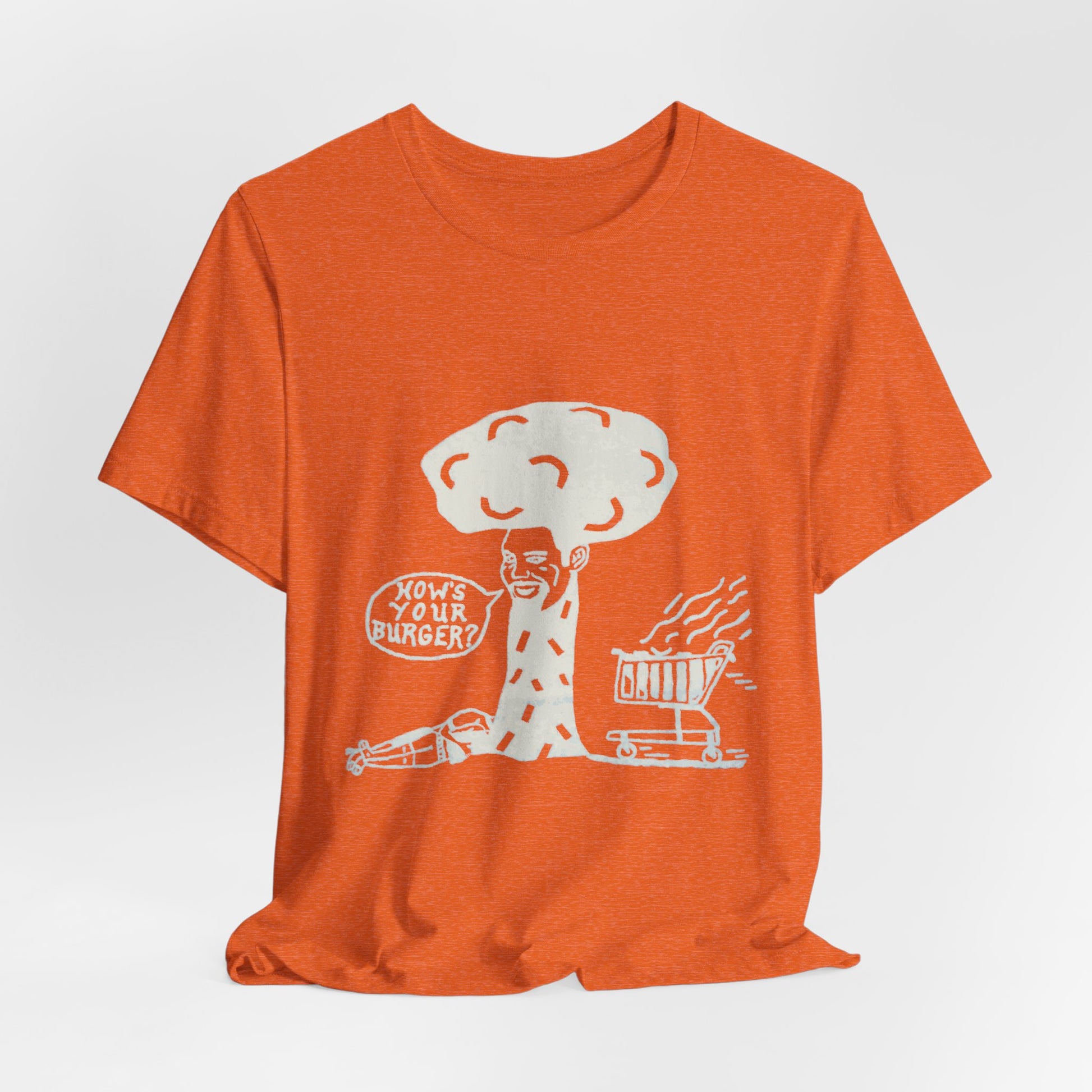 Barkopalooza 2005 - How's Your Burger T-Shirt - premium cotton tee | Genius Mangoes