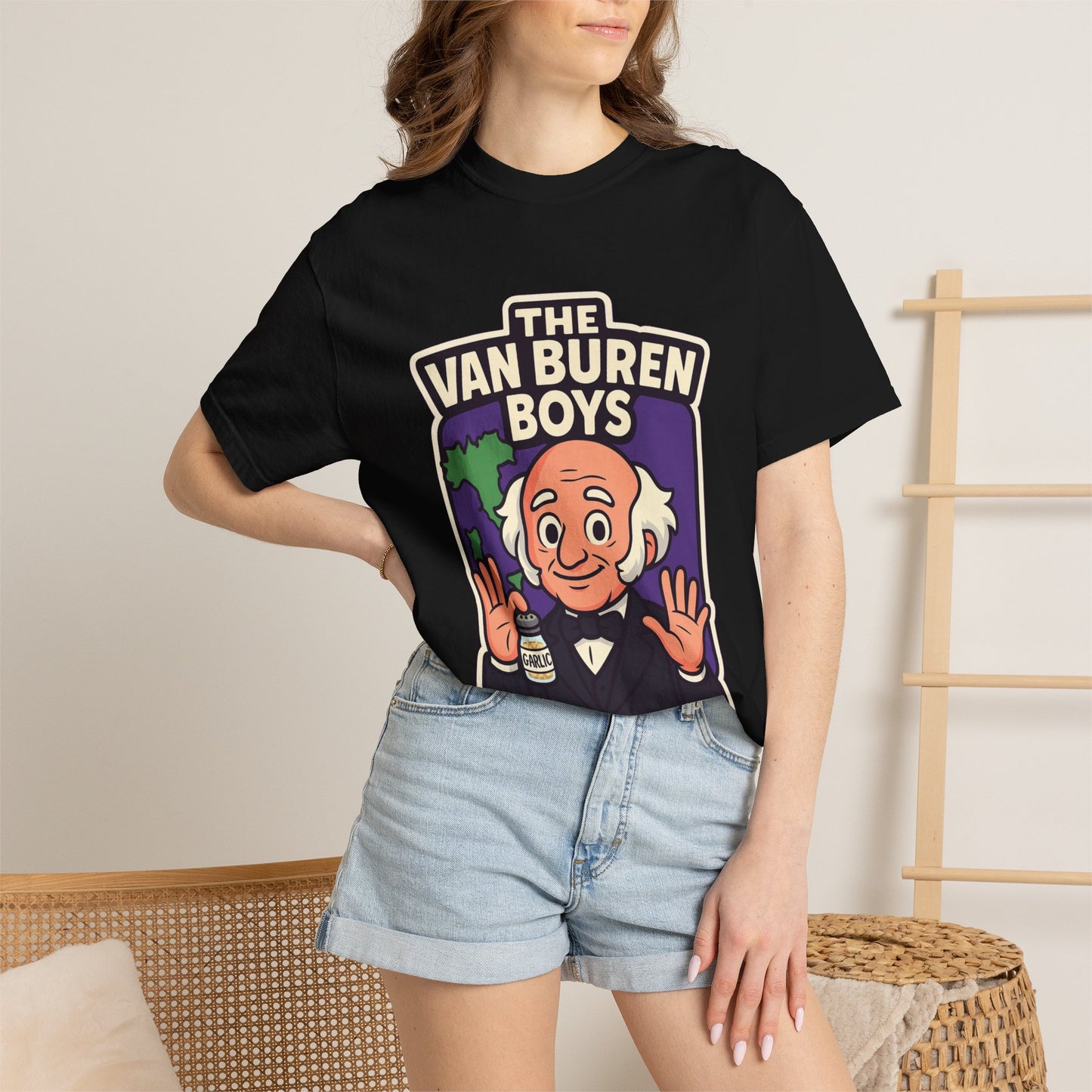The Van Buren Boys Premium Tee - garment-dyed cotton | Genius Mangoes