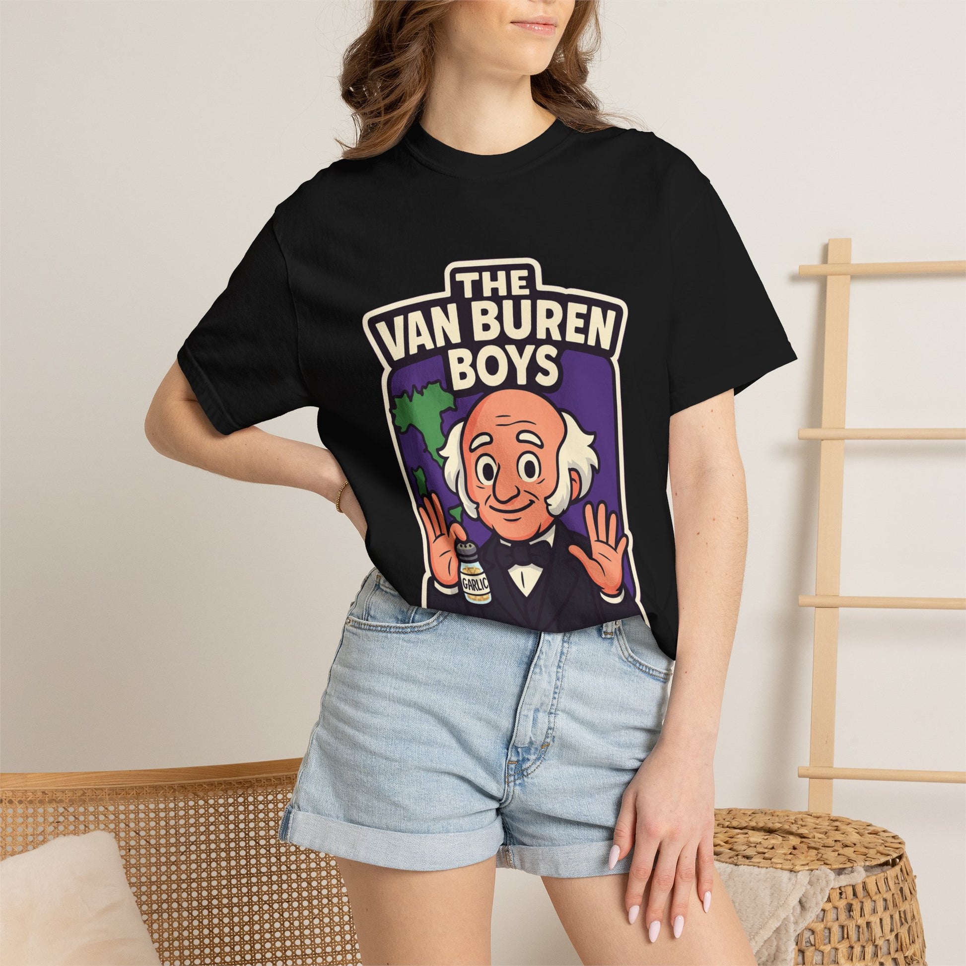 The Van Buren Boys Premium Tee - garment-dyed cotton | Genius Mangoes