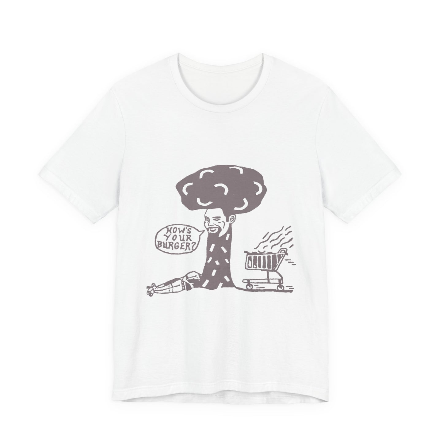 Barkopalooza 2005 - How's Your Burger T-Shirt - premium cotton tee | Genius Mangoes