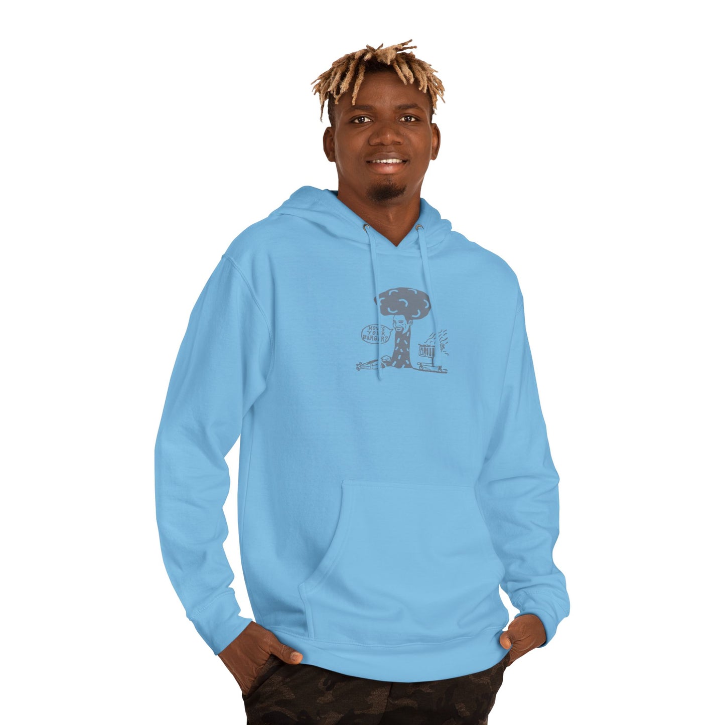 Barkopalooza 2005 - How's Your Burger Premium Hoodie (Independent Trading SS4500) | Genius Mangoes