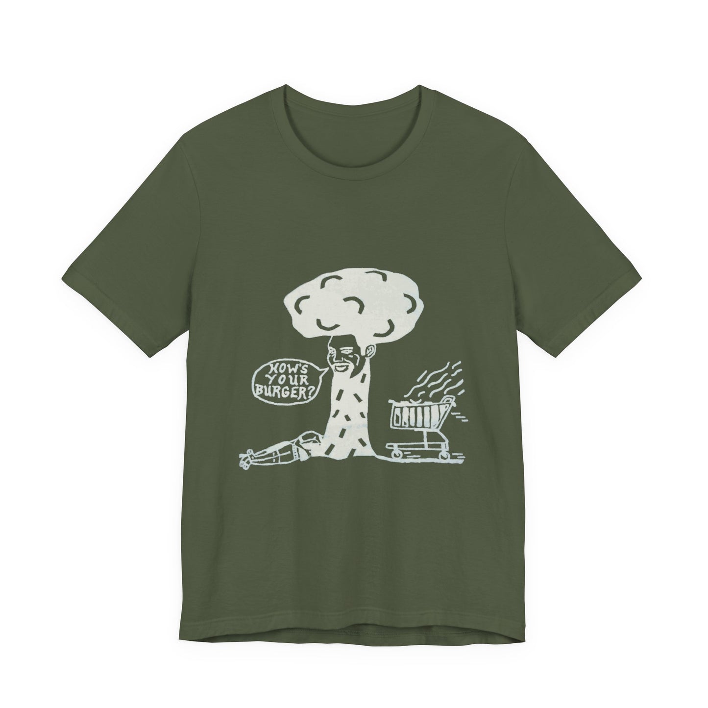 Barkopalooza 2005 - How's Your Burger T-Shirt - premium cotton tee | Genius Mangoes