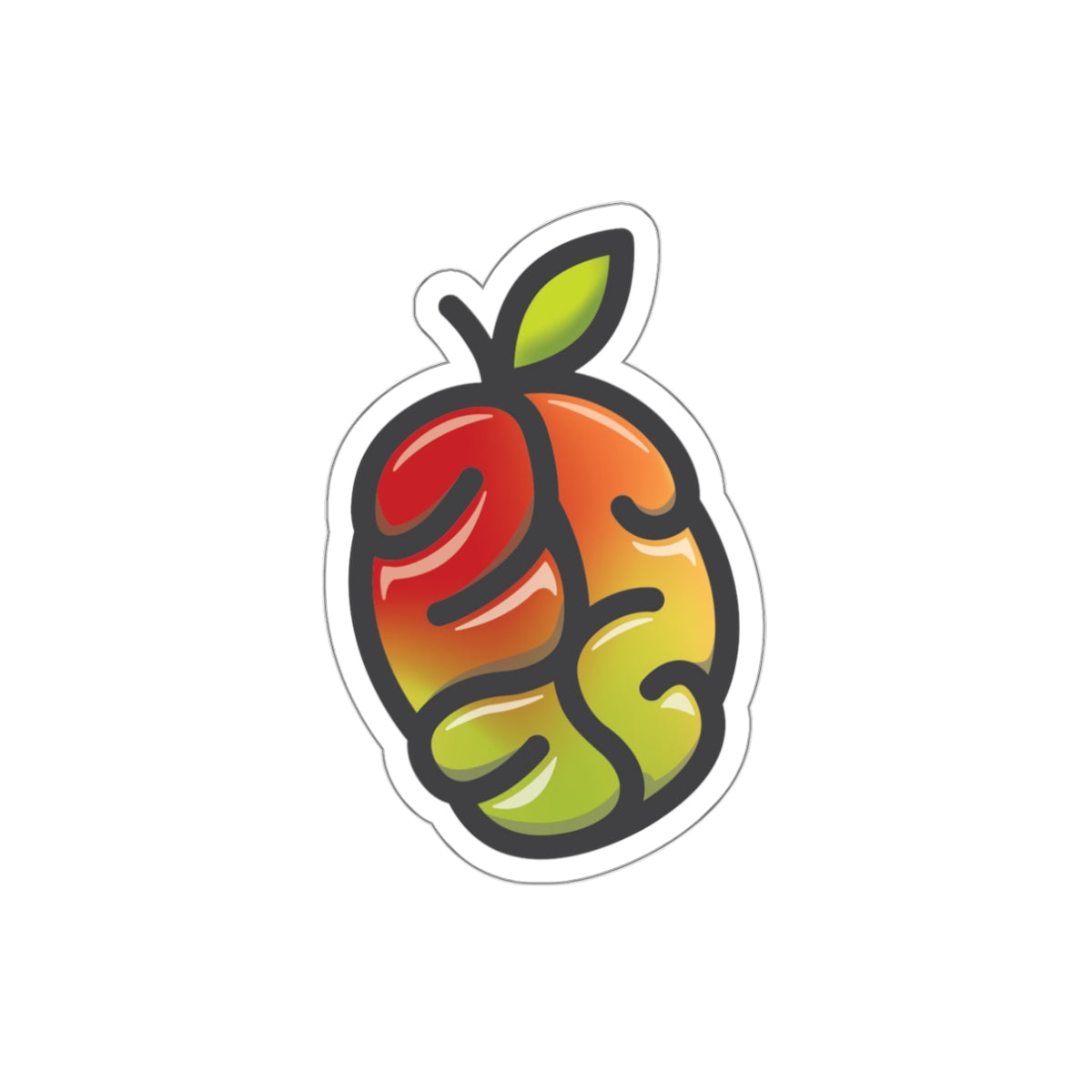 Genius Mangoes Logo Die-Cut Sticker - Waterproof Vinyl Decal | Genius Mangoes