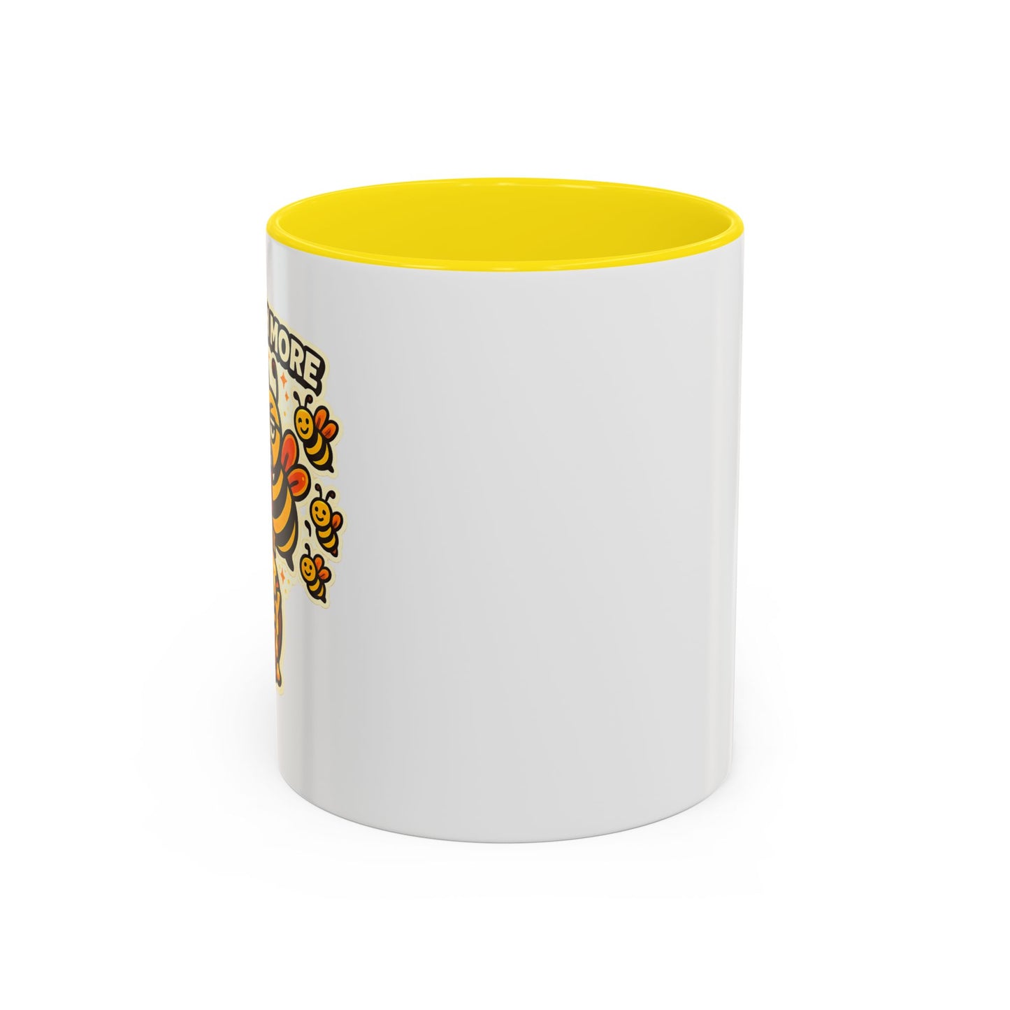 You Catch More Bees with Honey Coffee Mug - Color Accent 11oz and 15oz | Genius Mangoes
