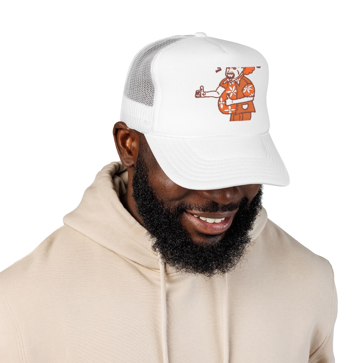 Barkopalooza 1999 Retro Foam Trucker Hat - lifestyle view | Genius Mangoes