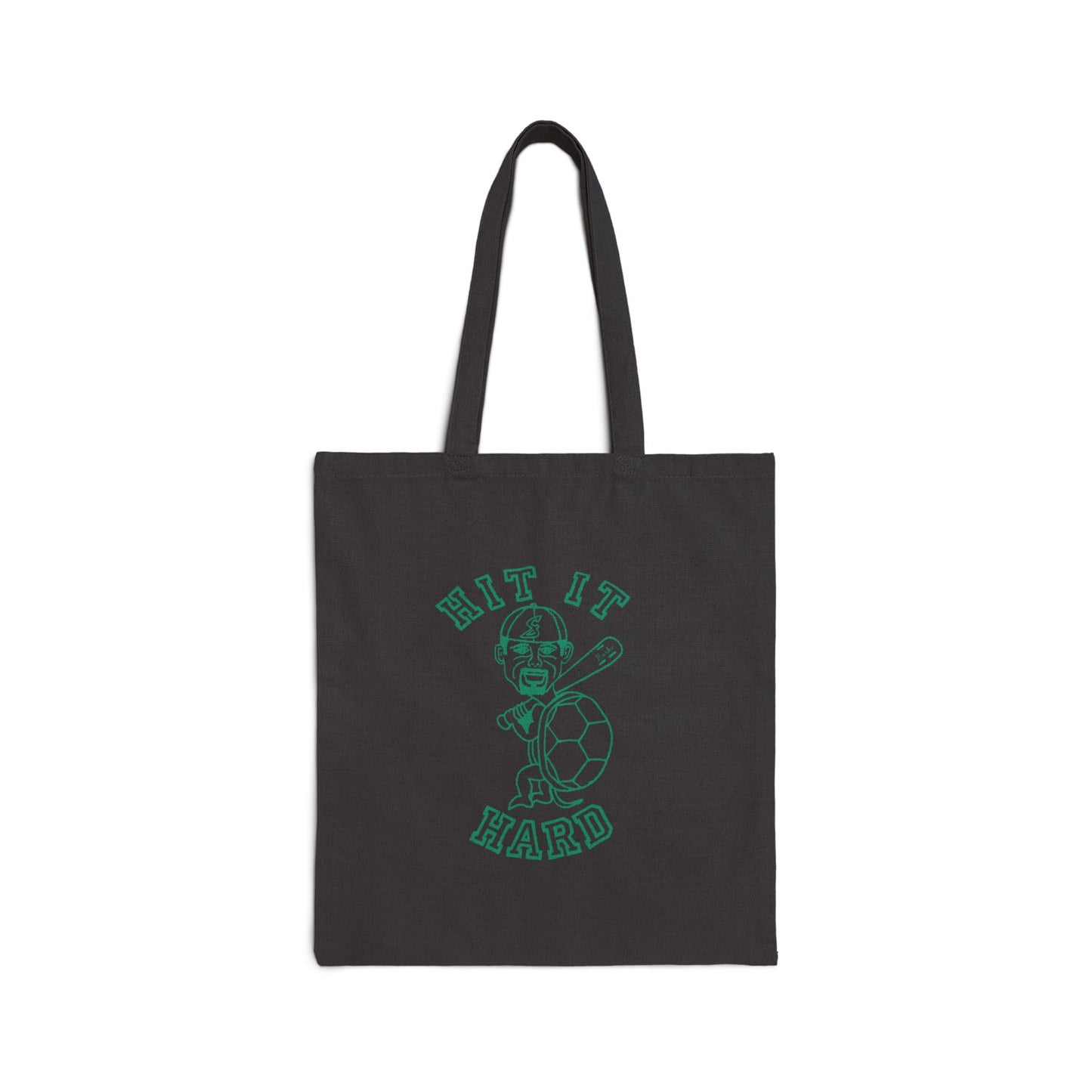 Barkopalooza - Hit it Hard Heavy Cotton Tote Bag in Black | Genius Mangoes