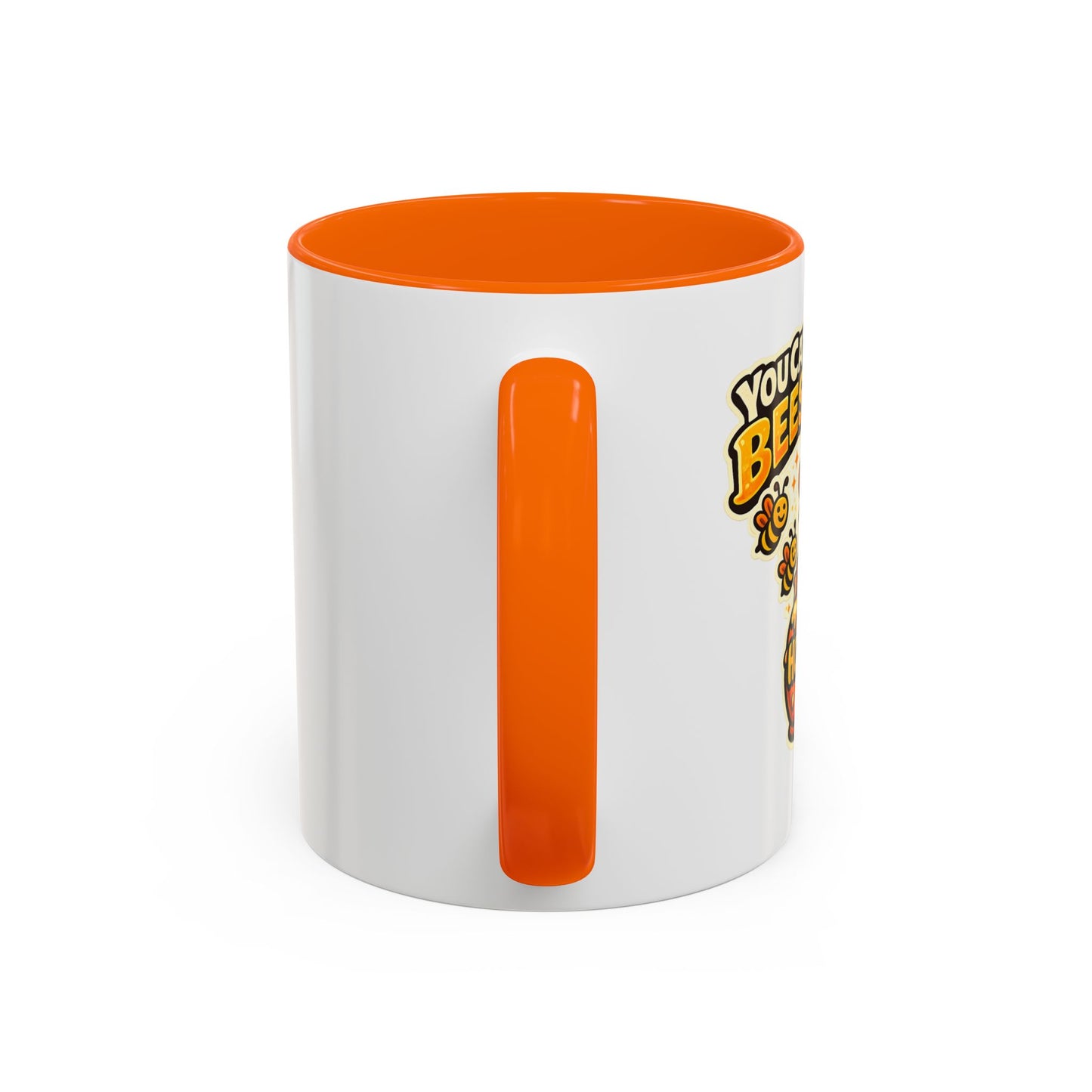 You Catch More Bees with Honey Coffee Mug - Color Accent 11oz and 15oz | Genius Mangoes