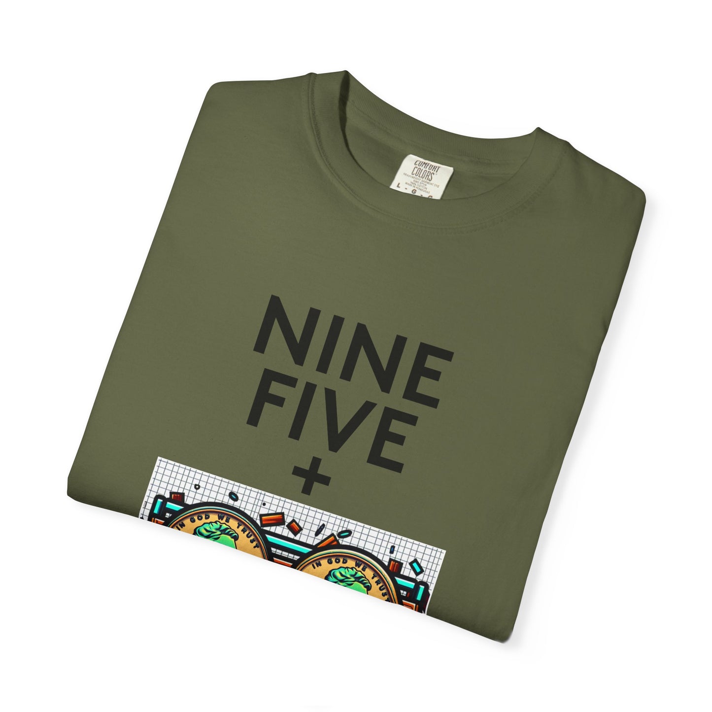 Nine Five Plus Four Pennies Premium Tee - garment-dyed cotton | Genius Mangoes