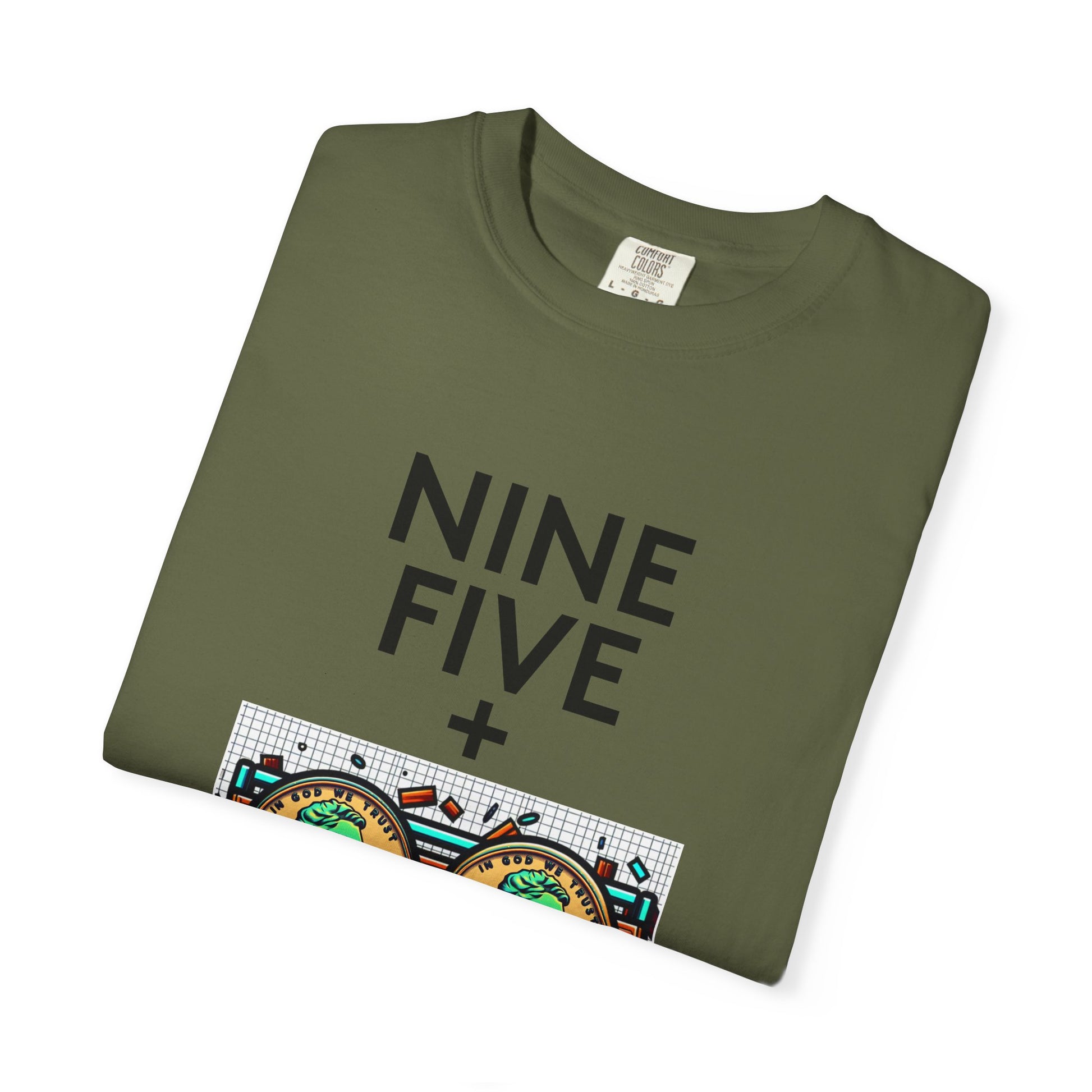 Nine Five Plus Four Pennies Premium Tee - garment-dyed cotton | Genius Mangoes
