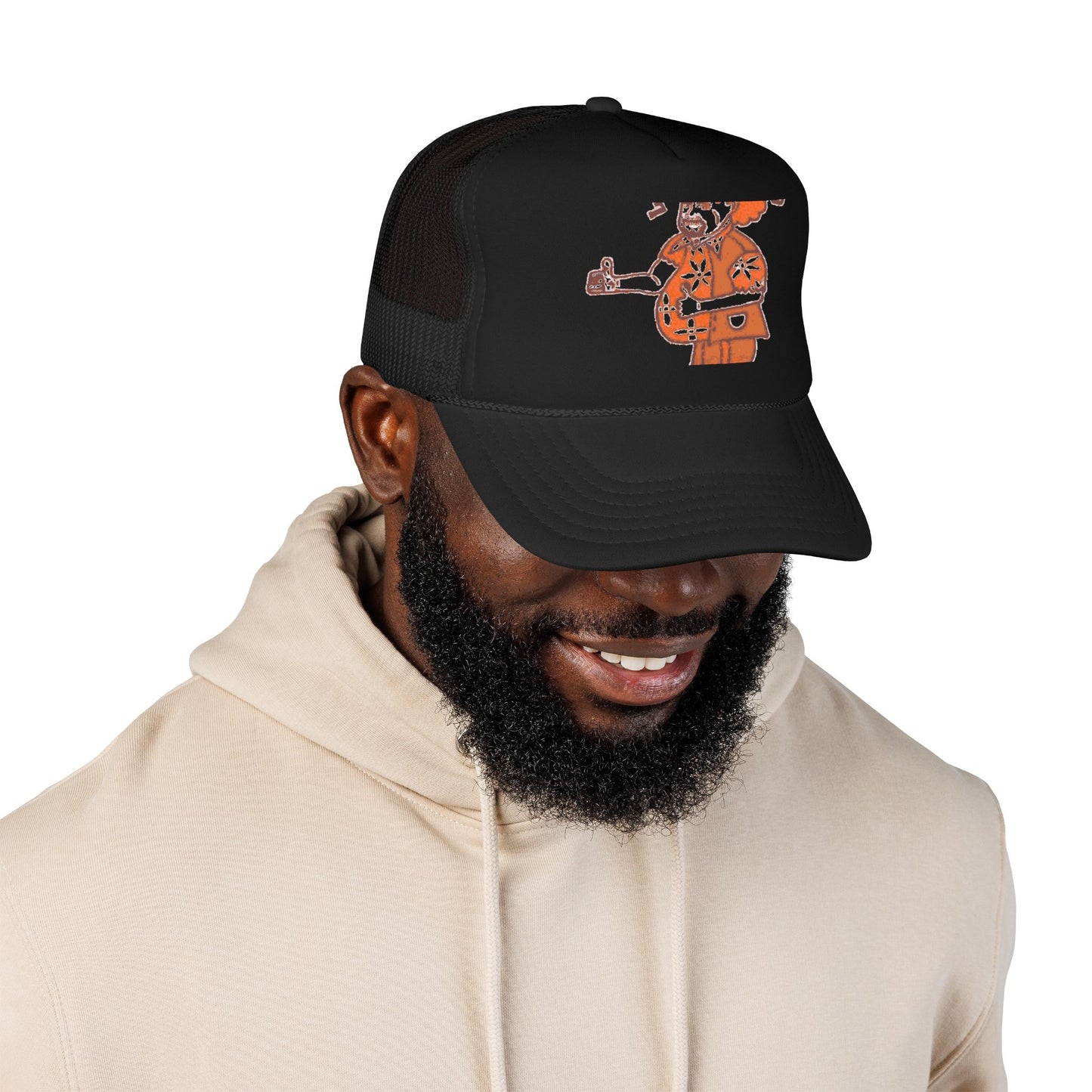 Barkopalooza 1999 Retro Foam Trucker Hat - lifestyle view | Genius Mangoes