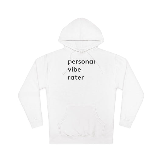 Personal Vibe Rater Premium Hoodie - heavyweight pullover | Genius Mangoes