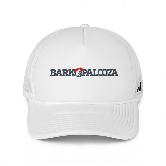 Barkopalooza Logo Trucker Hat - adidas Premium | Genius Mangoes