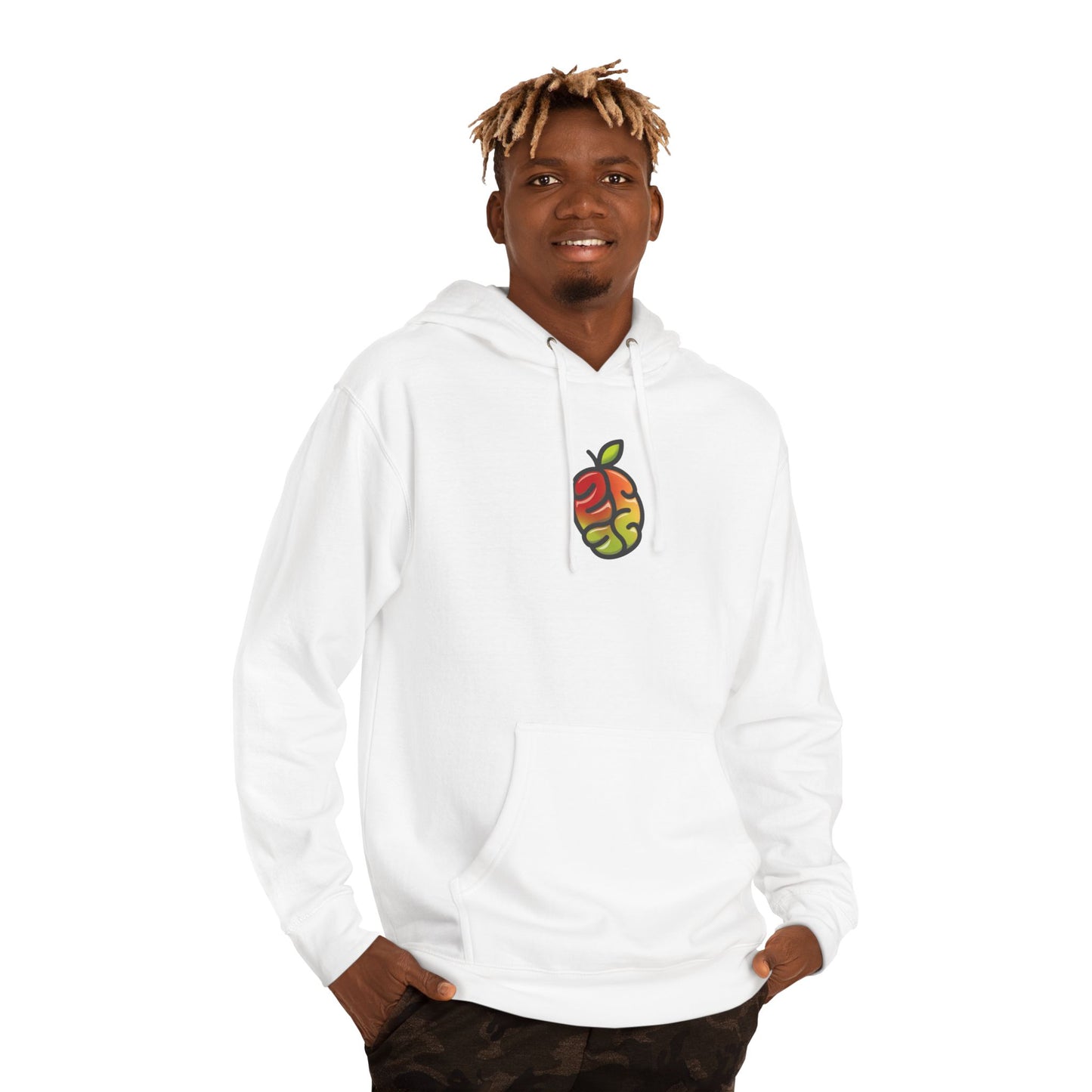 Genius Mangoes Logo Premium Hoodie (Independent Trading SS4500) | Genius Mangoes