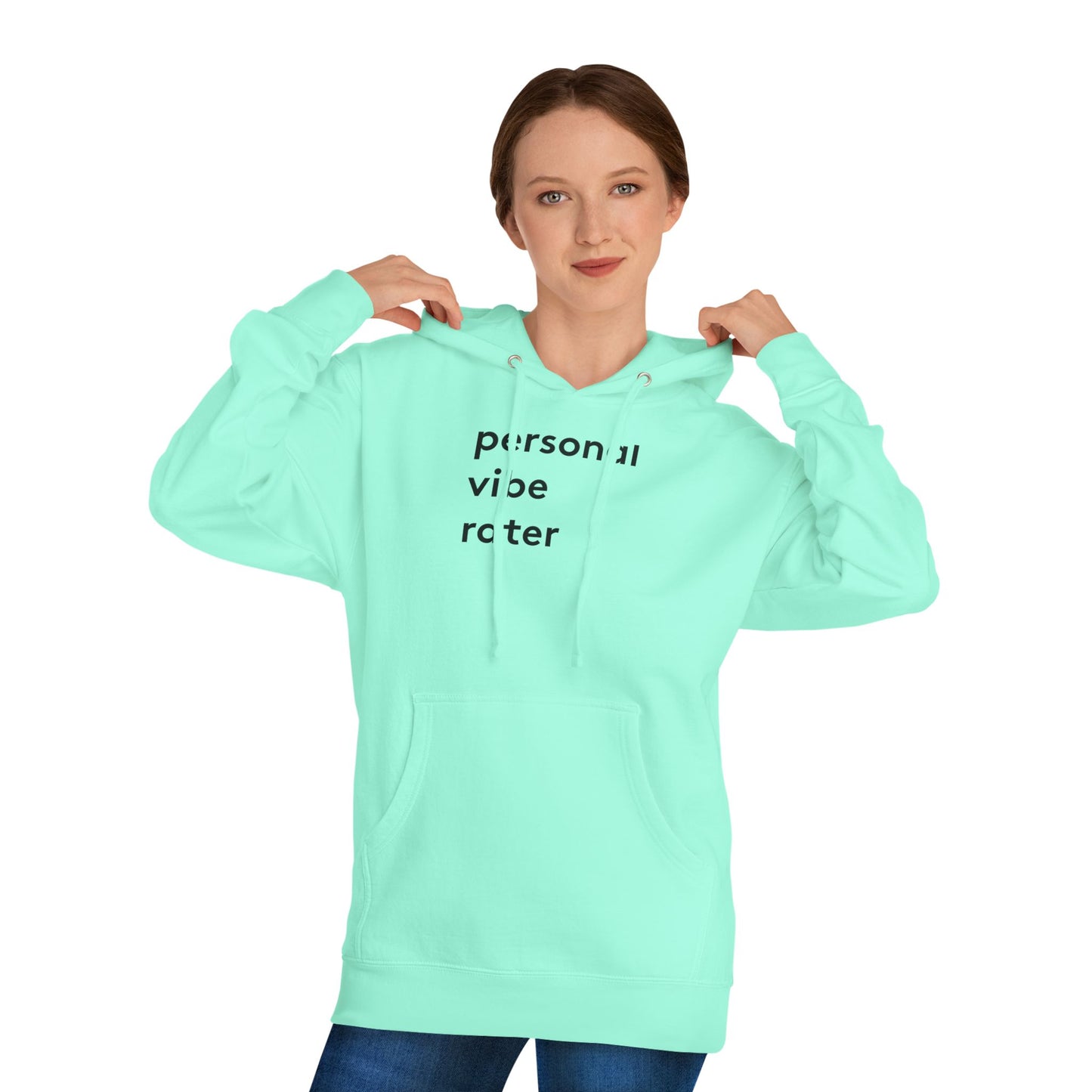 Personal Vibe Rater Premium Hoodie - heavyweight pullover | Genius Mangoes
