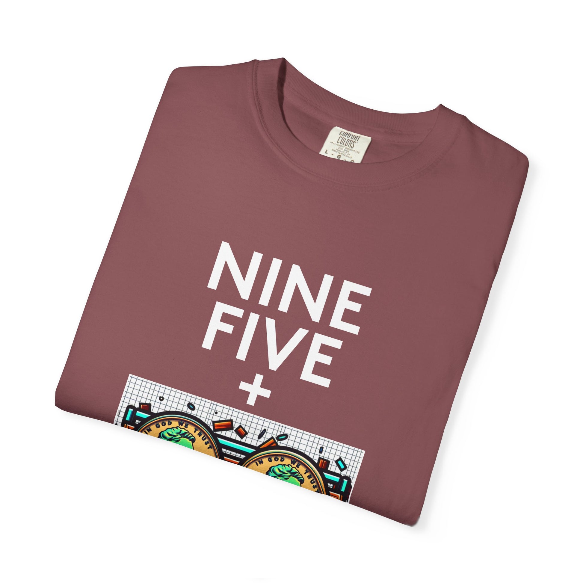 Nine Five Plus Four Pennies Premium Tee - garment-dyed cotton | Genius Mangoes