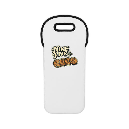 Nine Five Plus Four Pennies Wine Tote Bag - Neoprene Insulated | Genius Mangoes