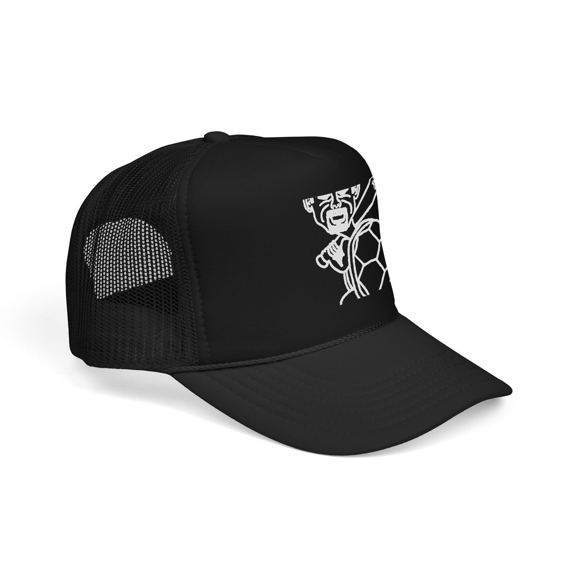 Barkopalooza Hit it Hard Foam Trucker Hat - lifestyle view | Genius Mangoes