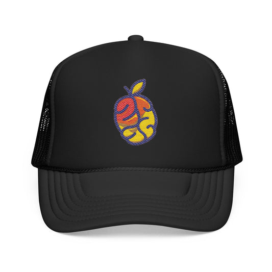 Genius Mangoes Logo Foam Trucker Hat in Black | Genius Mangoes