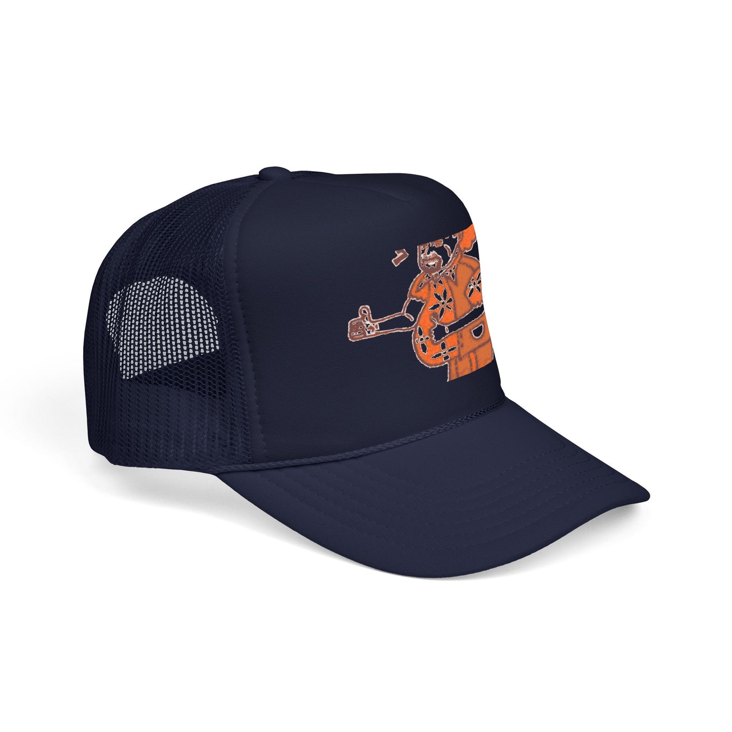 Barkopalooza 1999 Retro Foam Trucker Hat - lifestyle view | Genius Mangoes